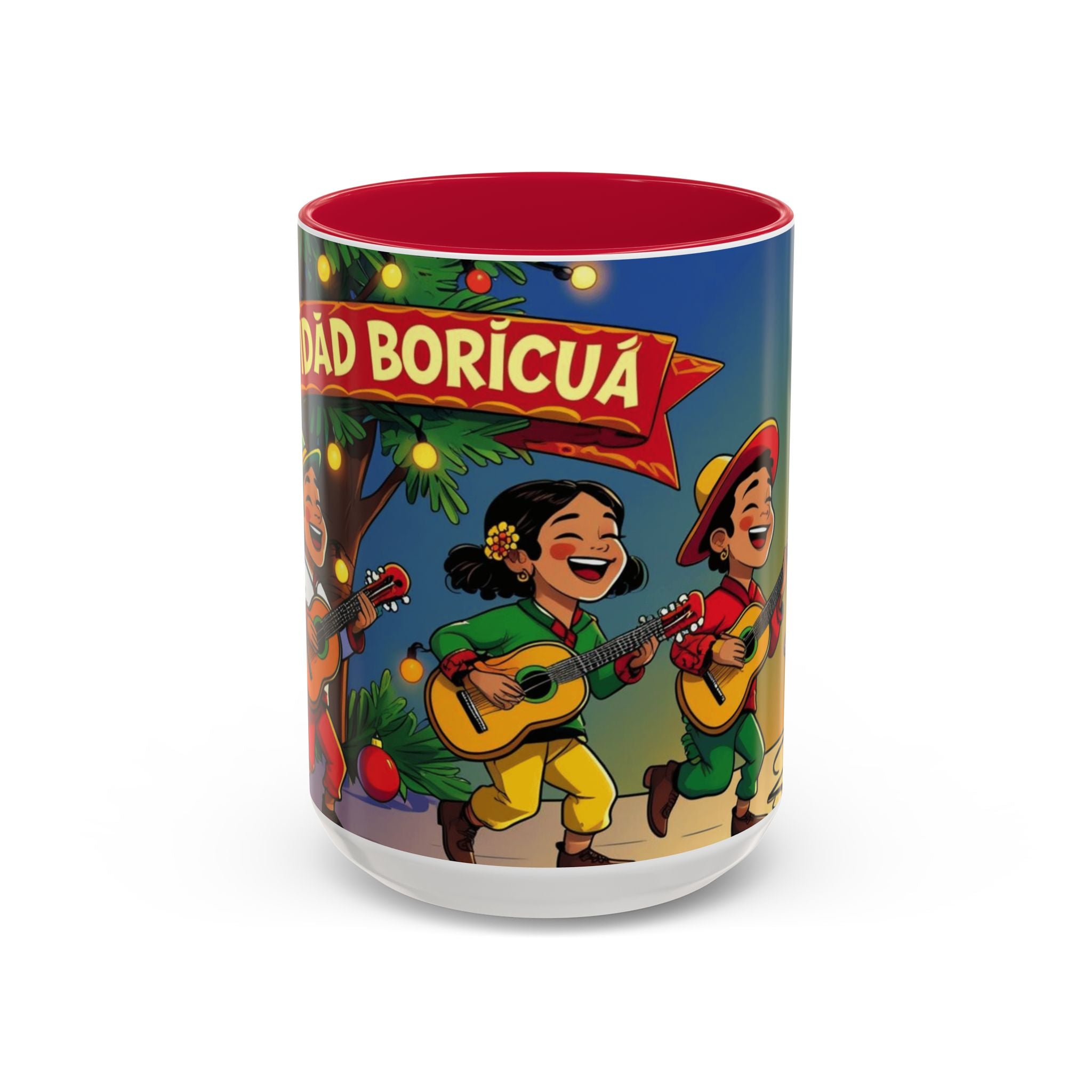 Navidad Boricua Mug Vibrant Puerto Rican Celebration Mug
