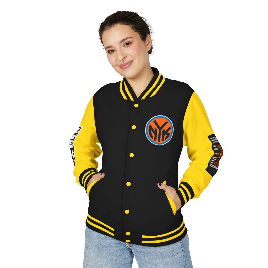 Basketball-Inspired Letterman Jacket — Men's Retro Varsity Sports Jacket Jose AlvarTribute Varsity Jacket