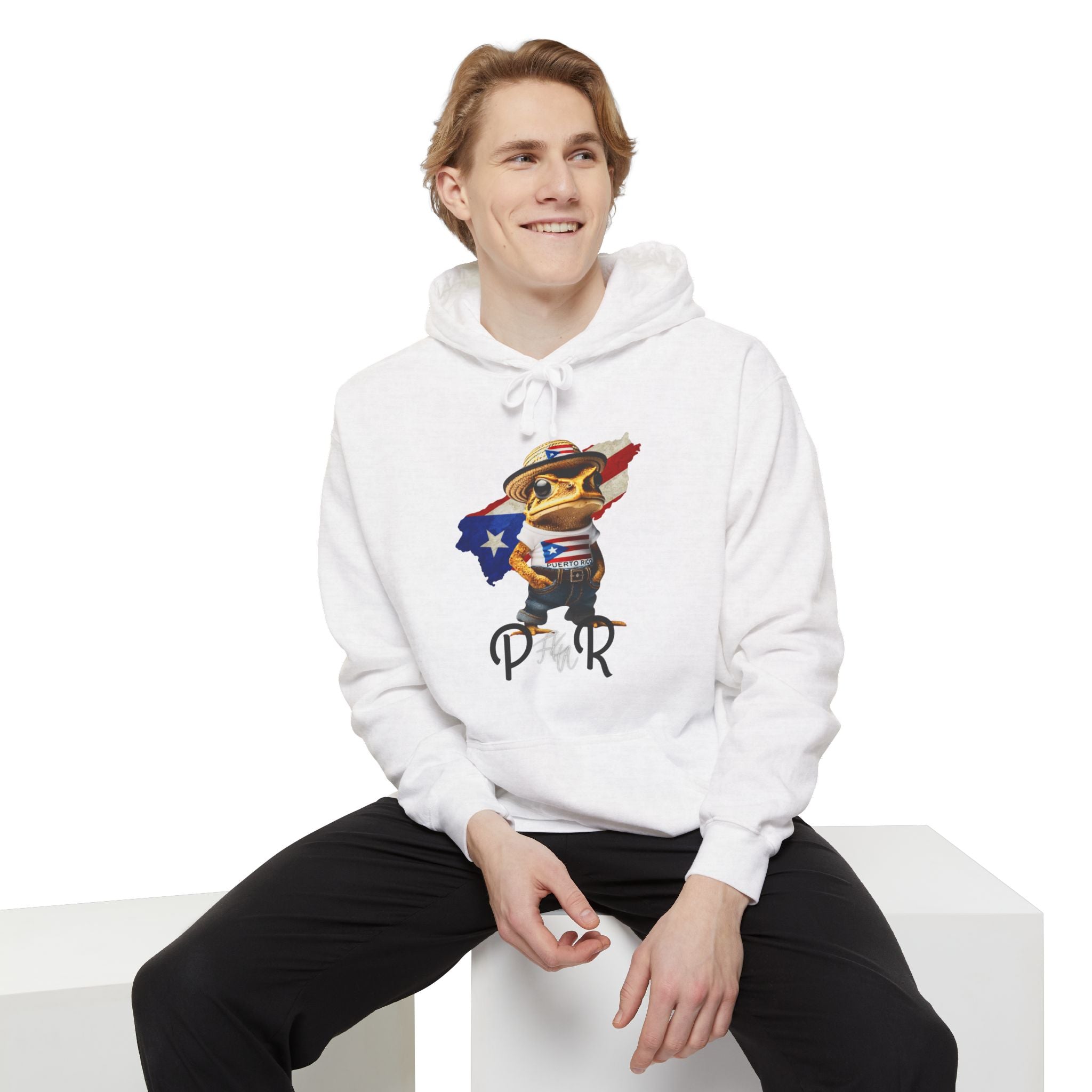 Camiseta y Sudadera Unisex con Bordado – Diseño de Puerto Rico Puerto Rico Embroidered T-Shirt & Unisex Crewneck Sweatshirt