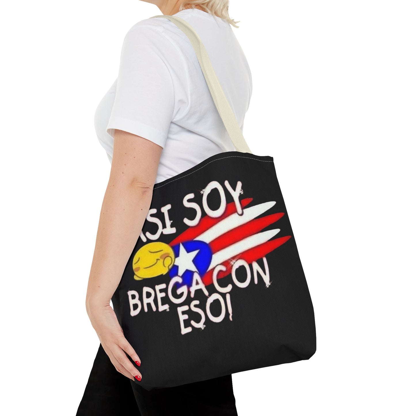 Carry Your Culture – Puerto Rican Pride in Every Step Vibrant Puerto Rican Tote Bag, Beach Bag, Shopping Tote, Travel Bag, Gift for Her, Eco-Friendly Reusable Bag