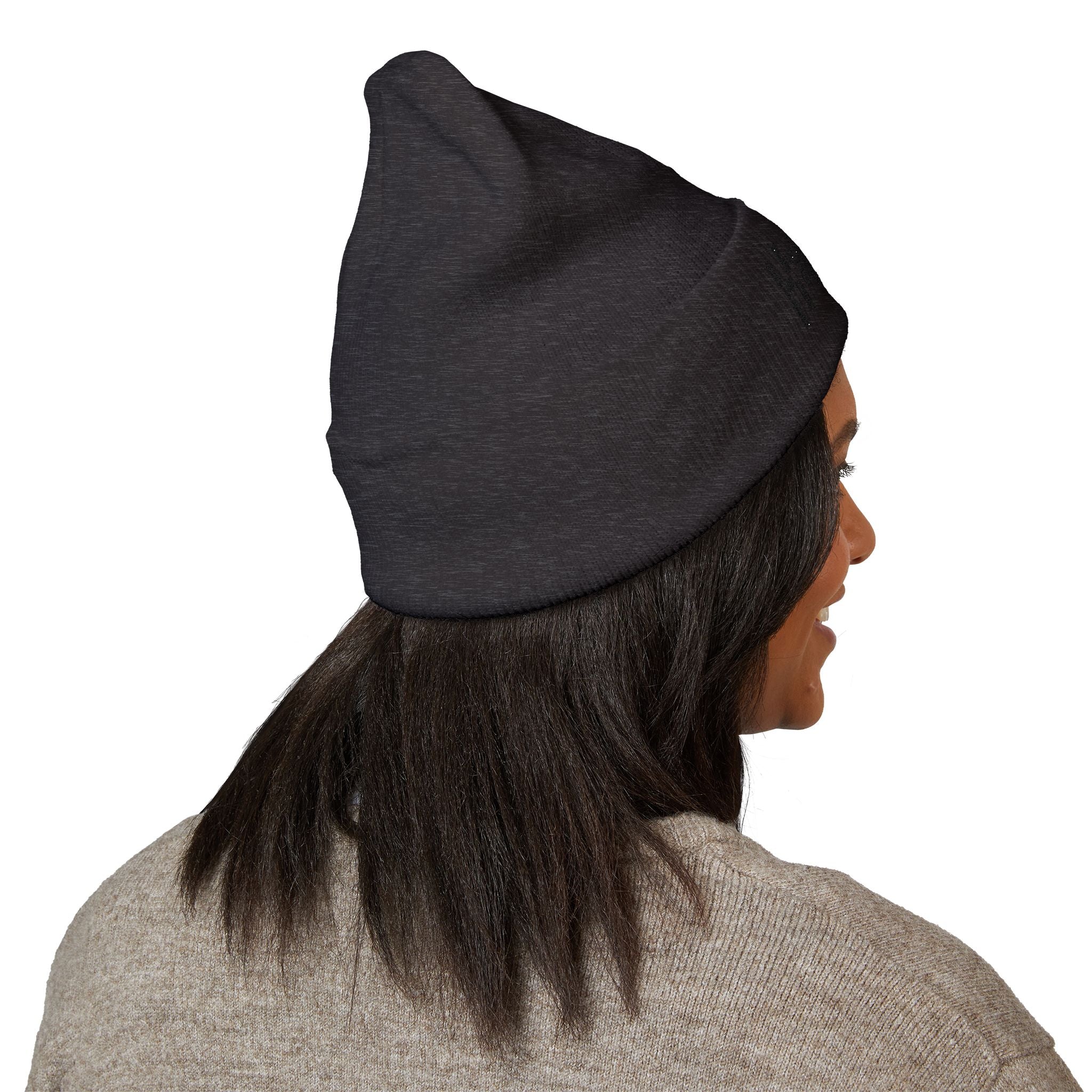 Embroidered 'Holi' Symbol Knit Hat Puerto Rico Beanie Hat – Boricua Pride Cuffed Winter Hat