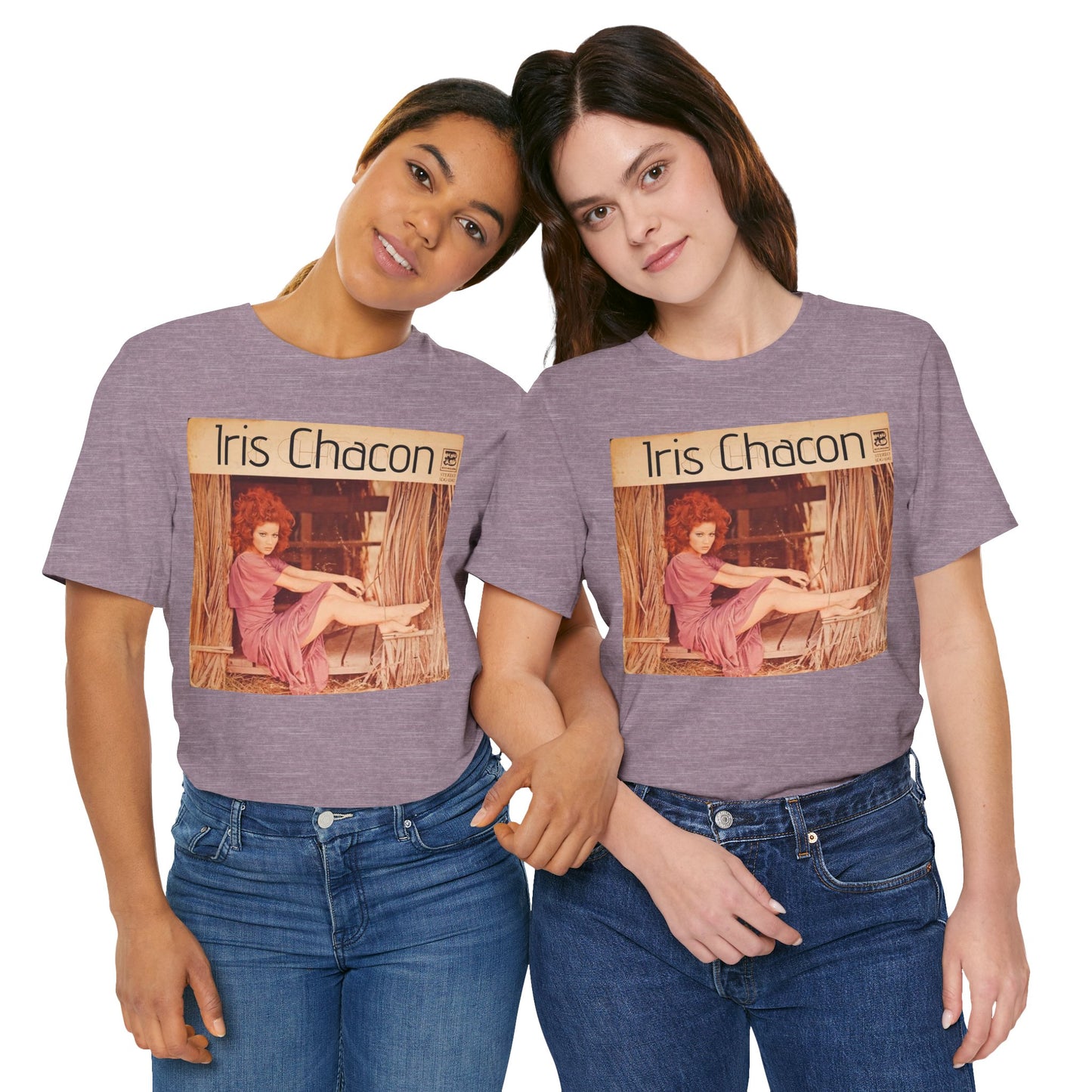 Retro Iris Chacon Unisex Tee, Vintage Music Shirt, Bohemian T-Shirt, Gift for Her, 90s Style Top