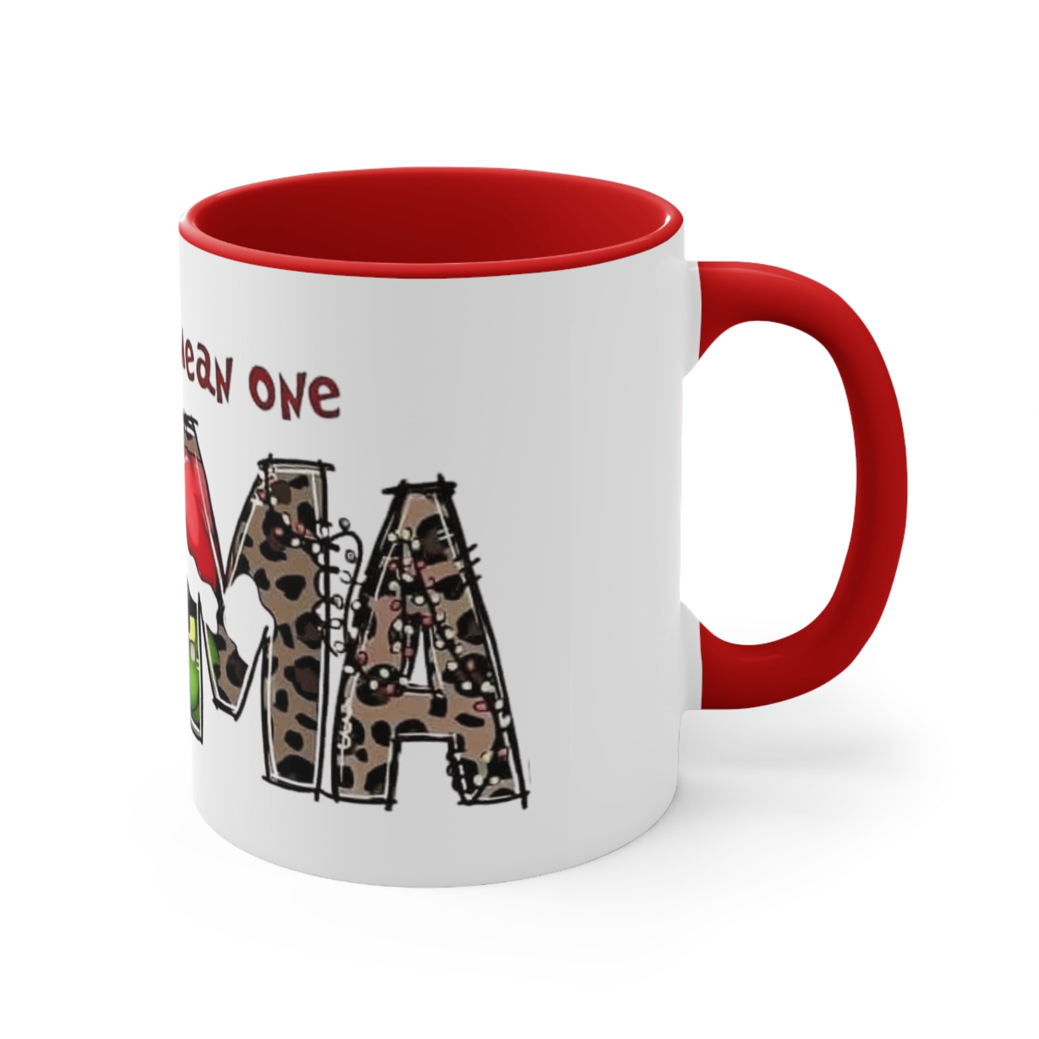Grinch-Themed Accent Mug - "You're a Mean One, MAM" Holiday Coffee Cup Holiday Coffee Cups with Festive Quotes & Designs