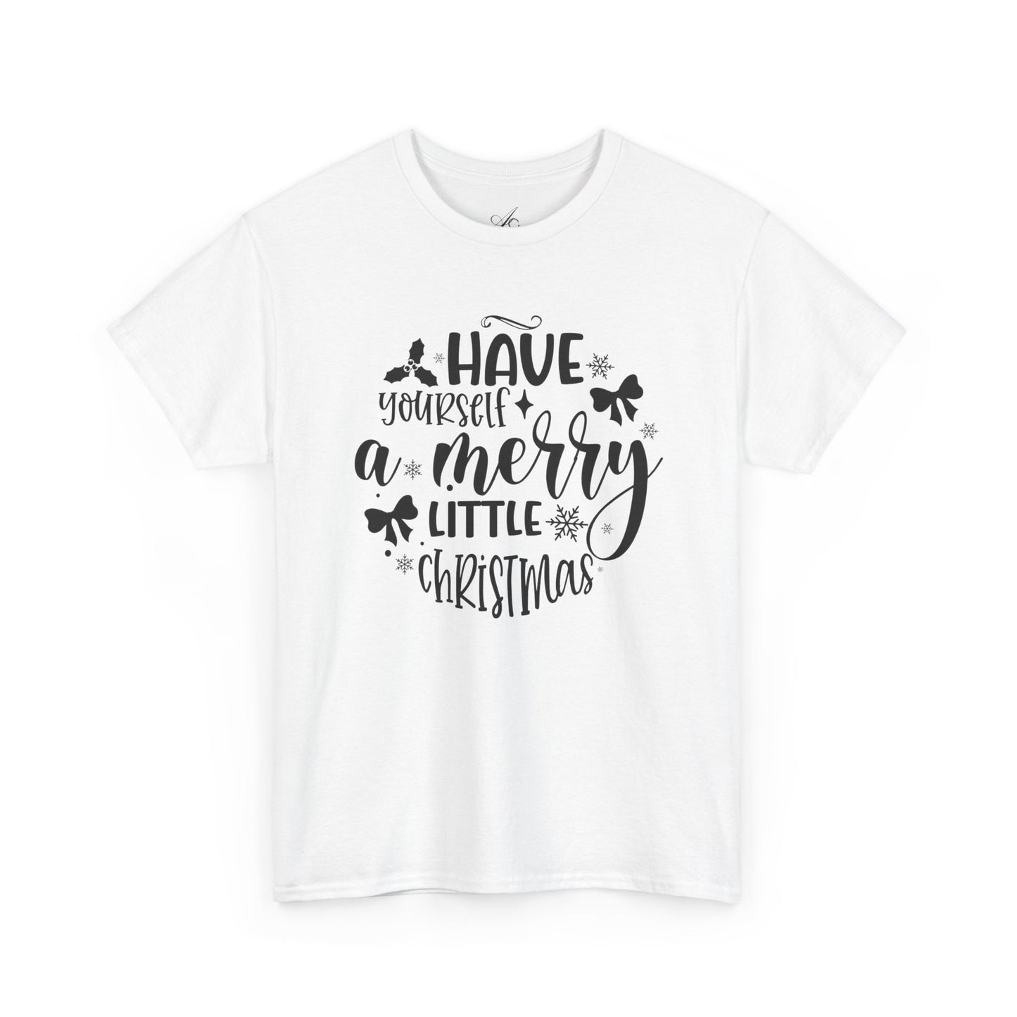 Merry Christmas Cotton Tee Holiday Graphic Tees & Cozy Festive Wear