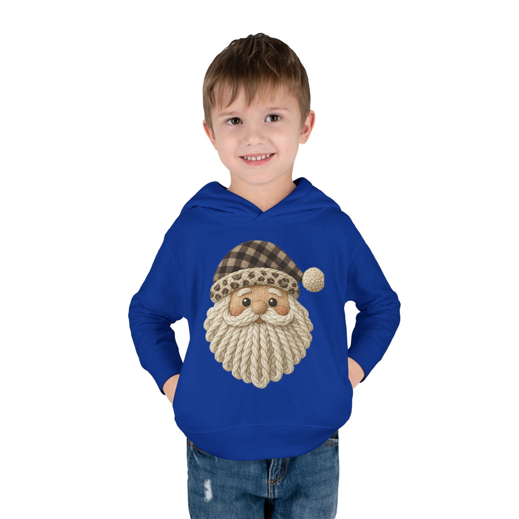 Toddler Hoodie  Cozy Plaid Santa Gnome Pullover