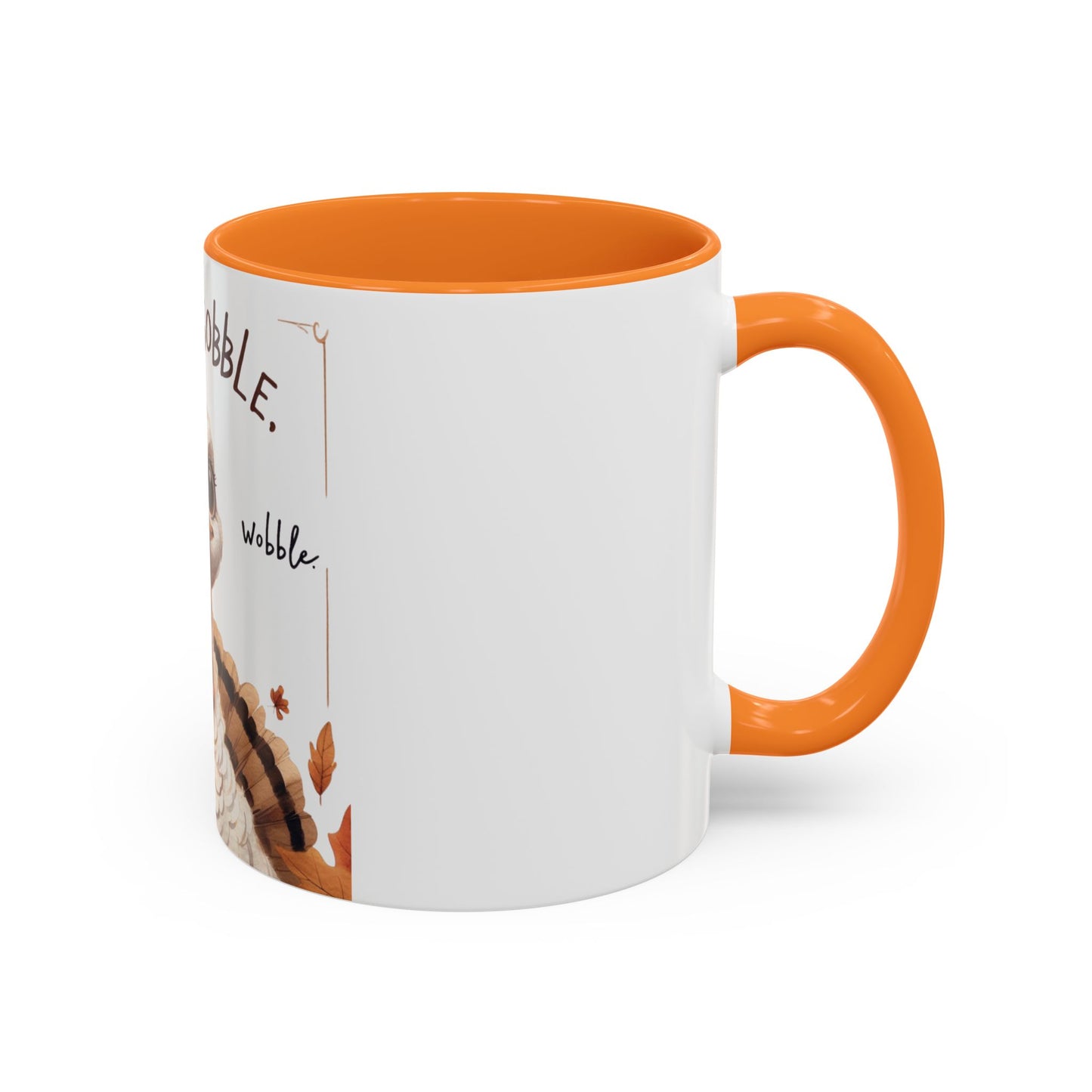 Mix cozy, aesthetic, and autumn-inspired sayings 🍁 Whimsical Thanksgiving Mug - Gobble Gobble Design