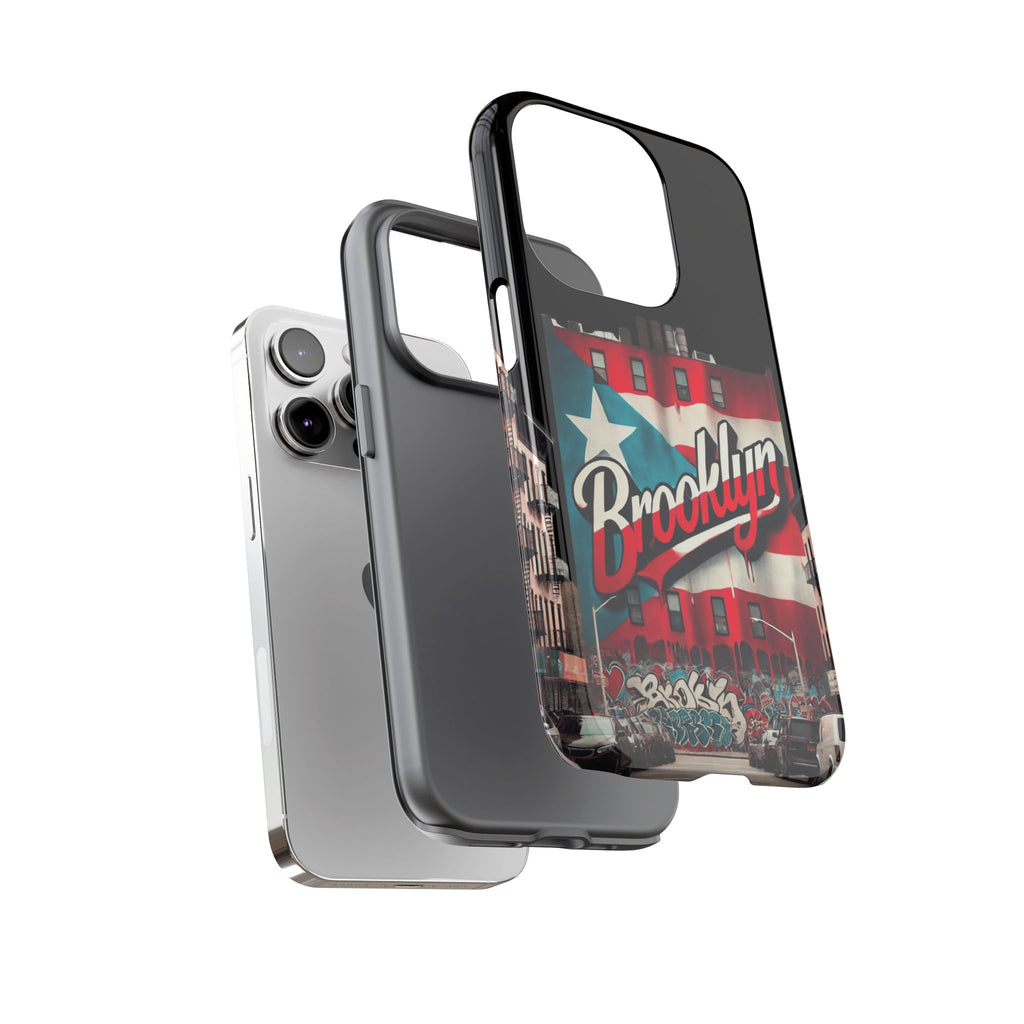 Brooklyn Street Art Phone Case  Urban Graffiti Protective Cover