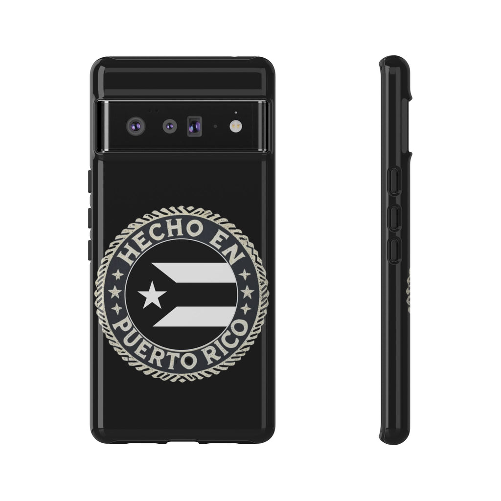 Hecho en Puerto Rico Phone Case  Puerto Rican Flag Emblem Tough Protective Cover