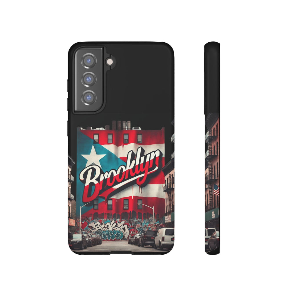 Brooklyn Street Art Phone Case  Urban Graffiti Protective Cover