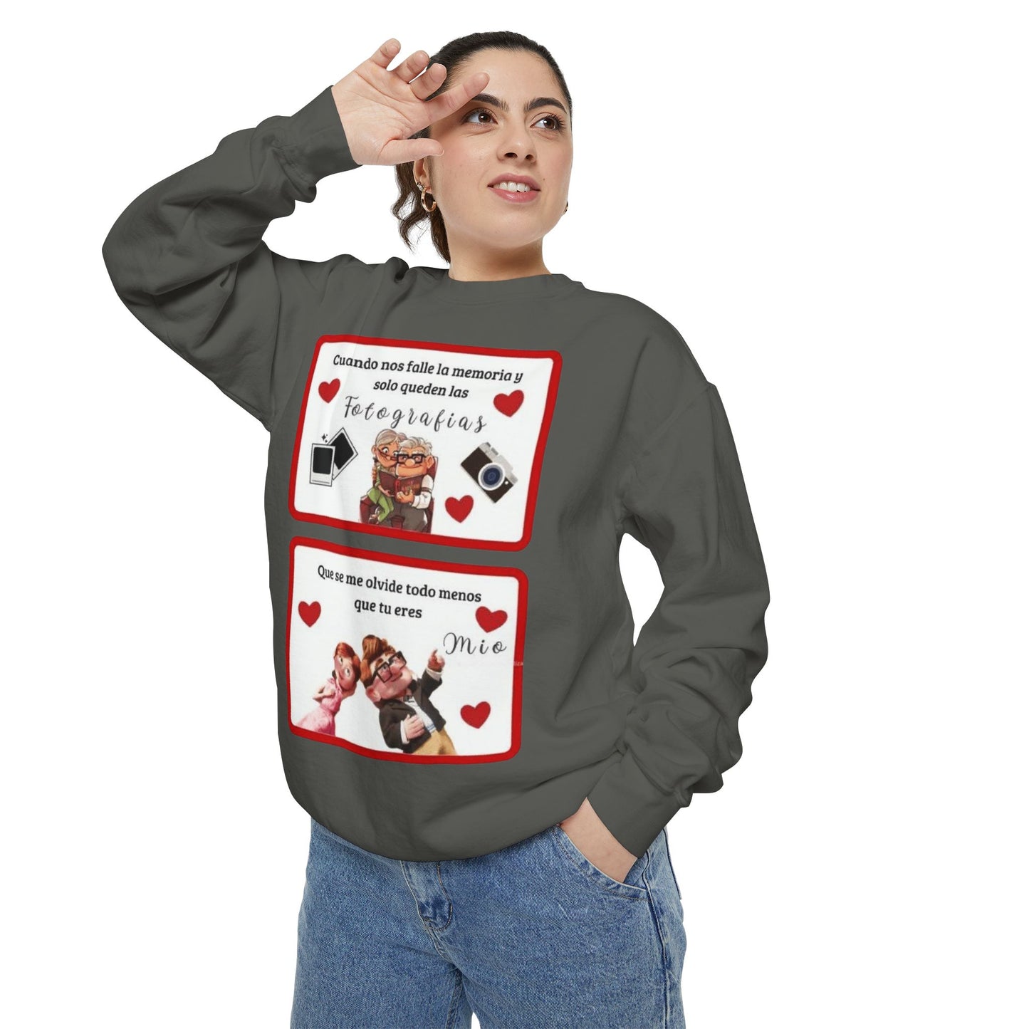 Valentine's Day Photo Collage  Romantico SAN VALENTÍN sweatshirt