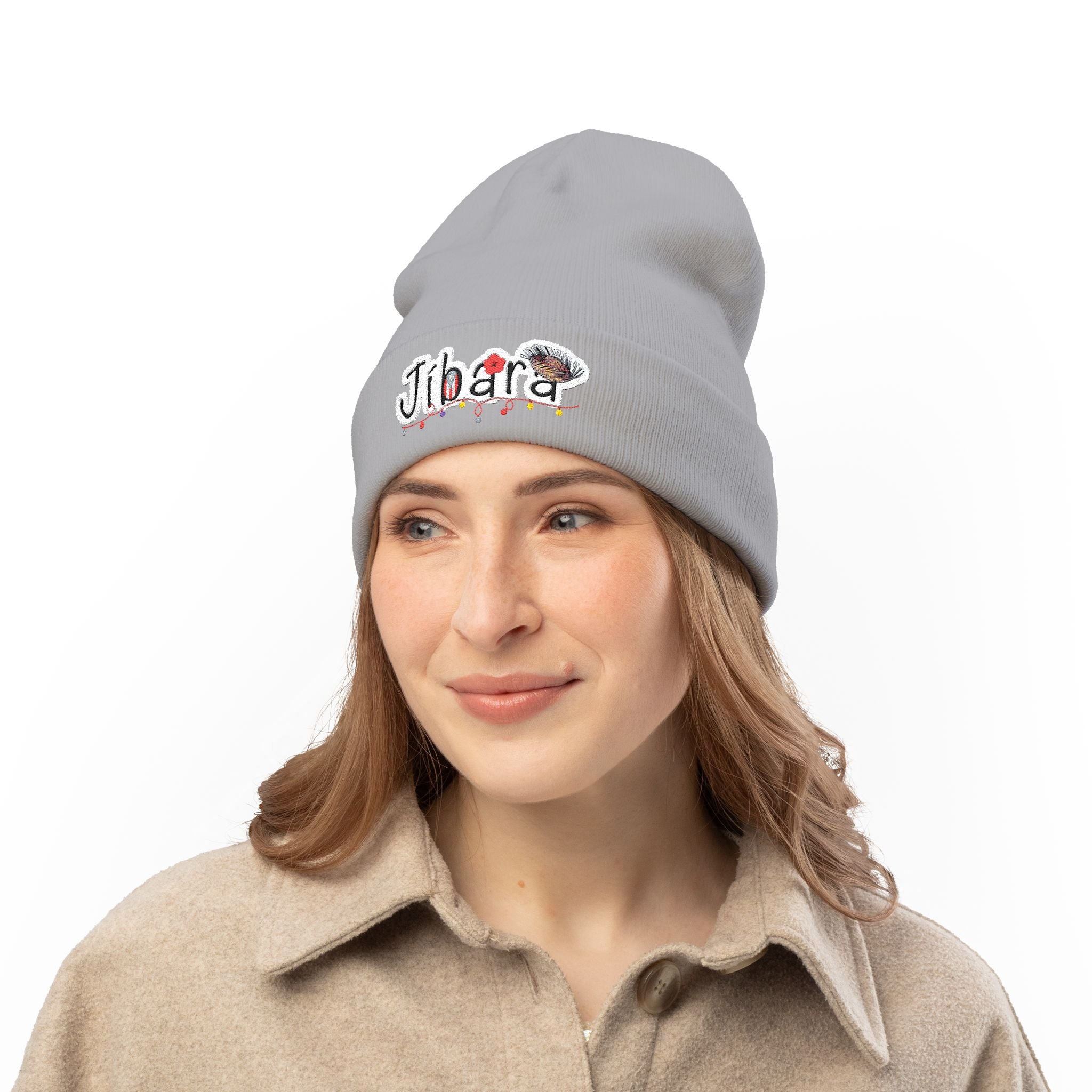 Embroidered 'Jibara' Knit Beanie Cozy Puerto Rican Pride Hat Boricua Winter Beanie – Puerto Rico Pride Knit Hat