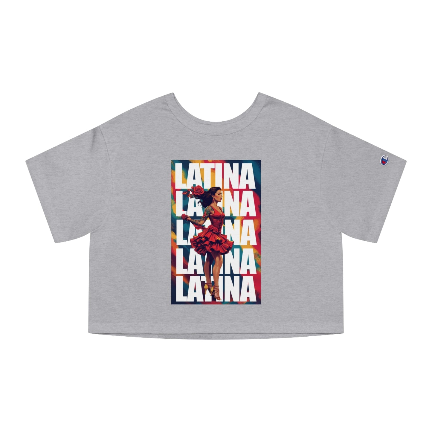 Latina Heritage Cropped T-Shirt | Celebrating Culture, Summer Fashion, Gift for Her, Casual Style, Streetwear