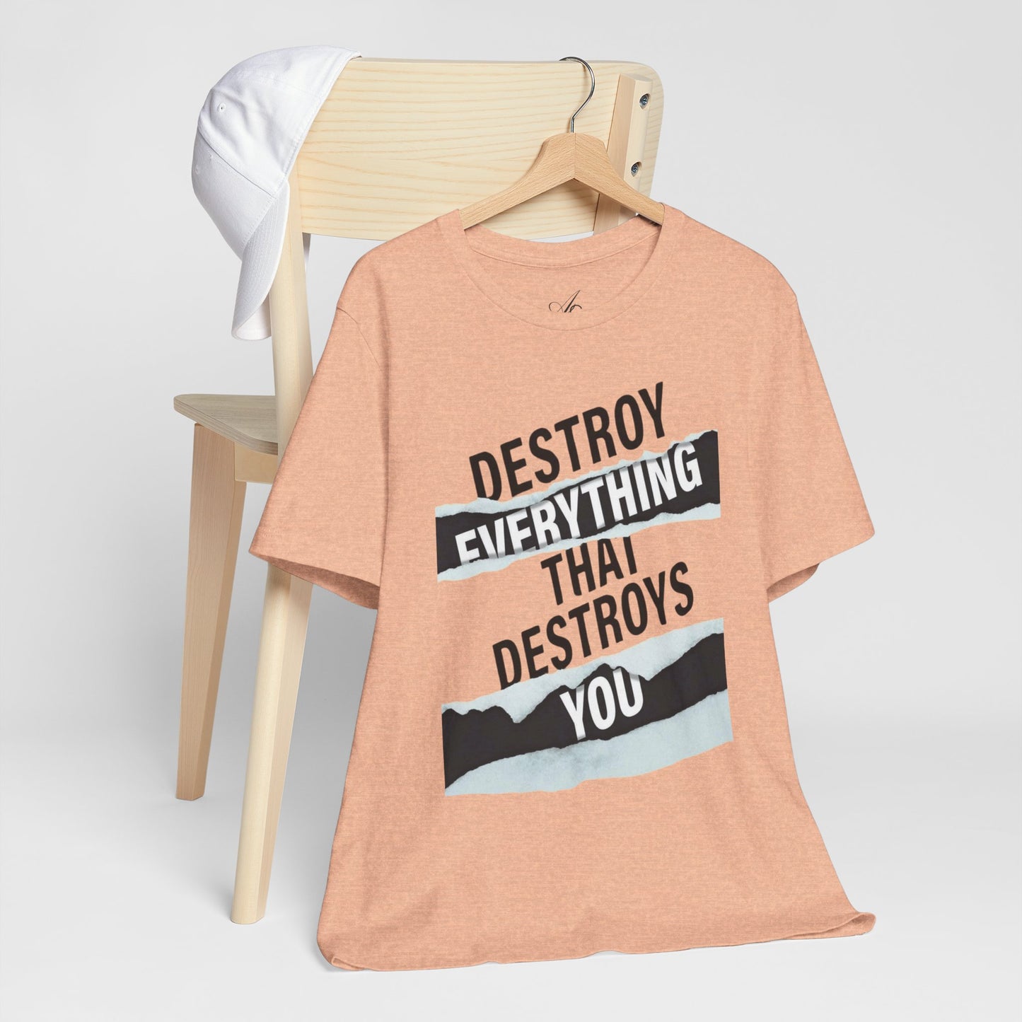 Destroy Everything That Destroys You T-Shirt  Bold Typographic Graphic Tee