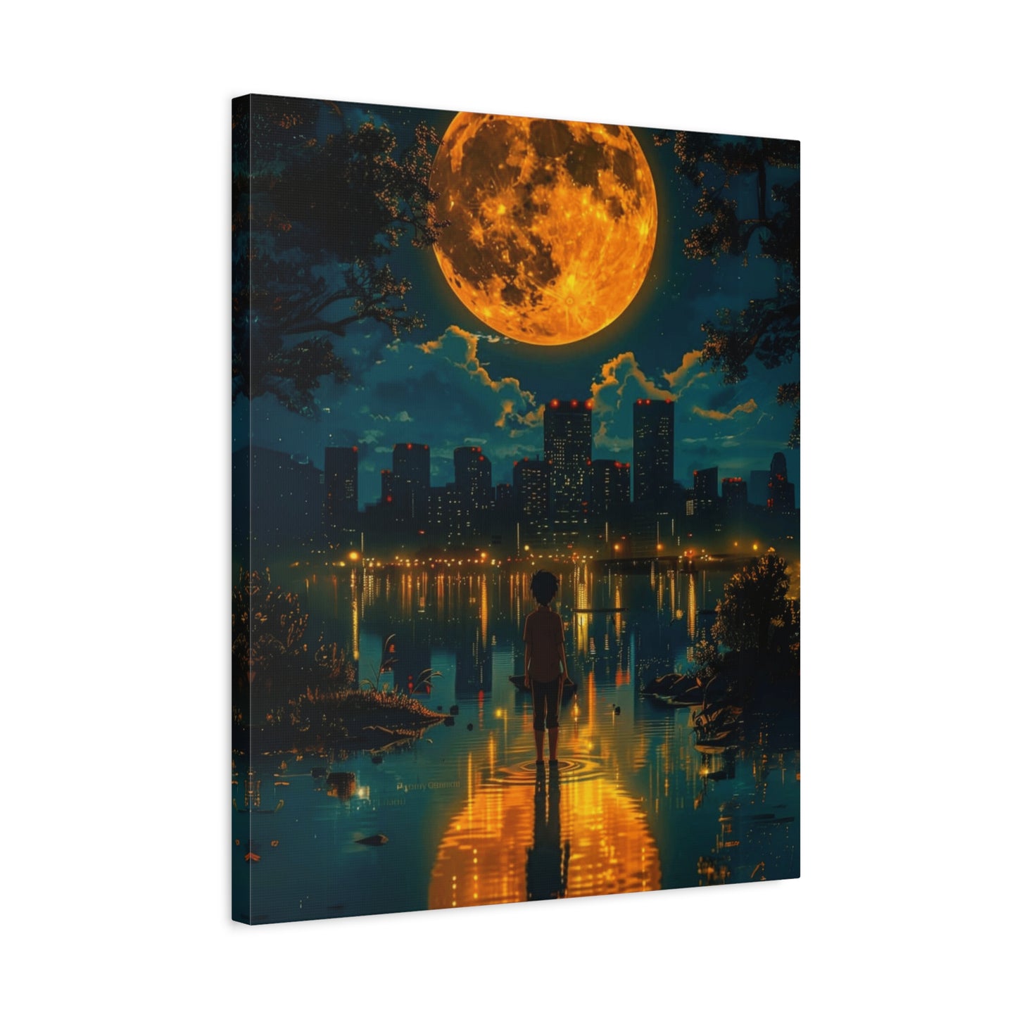 Because words have the power to move you let them live on your wall, Unique Nightscape Decoration, Perfect for Any Occasion