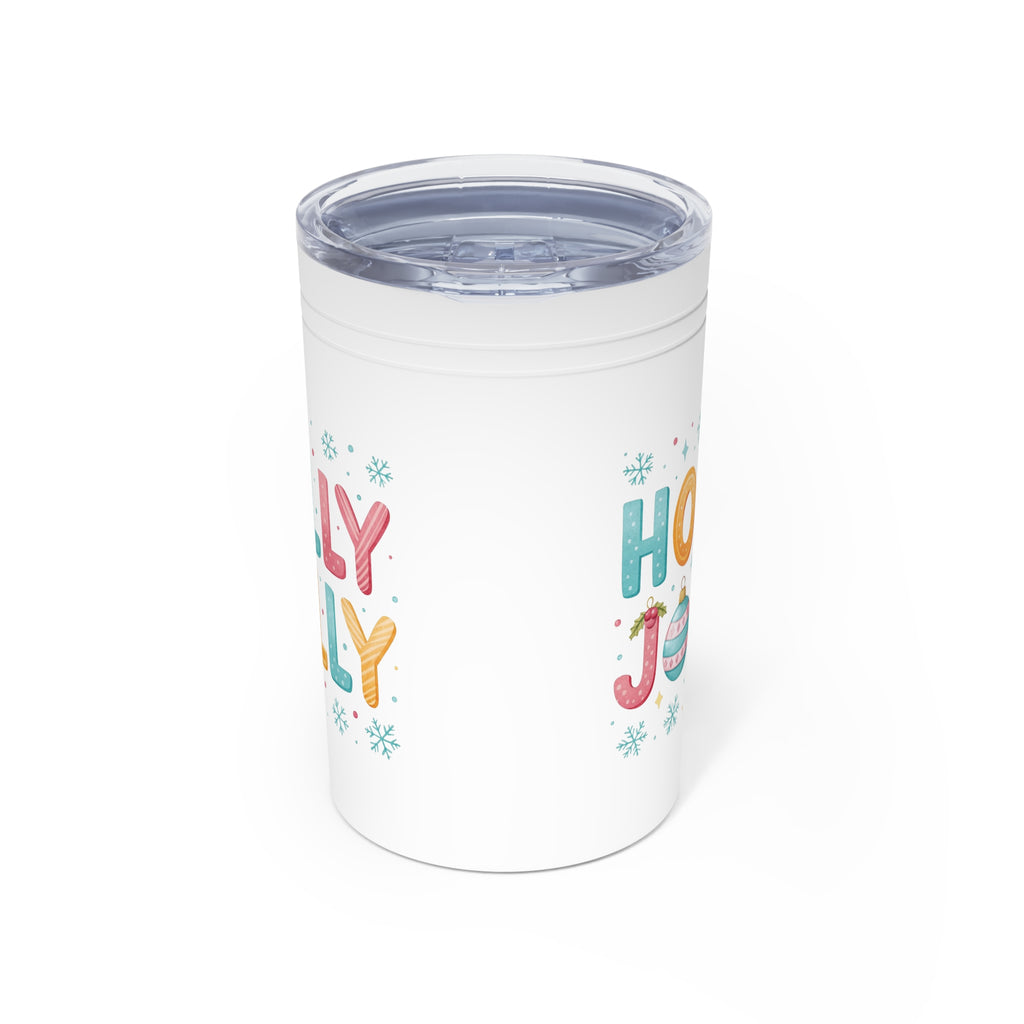 Christmas Design Holiday Cheer Tumbler - 11oz Insulated Drinkware