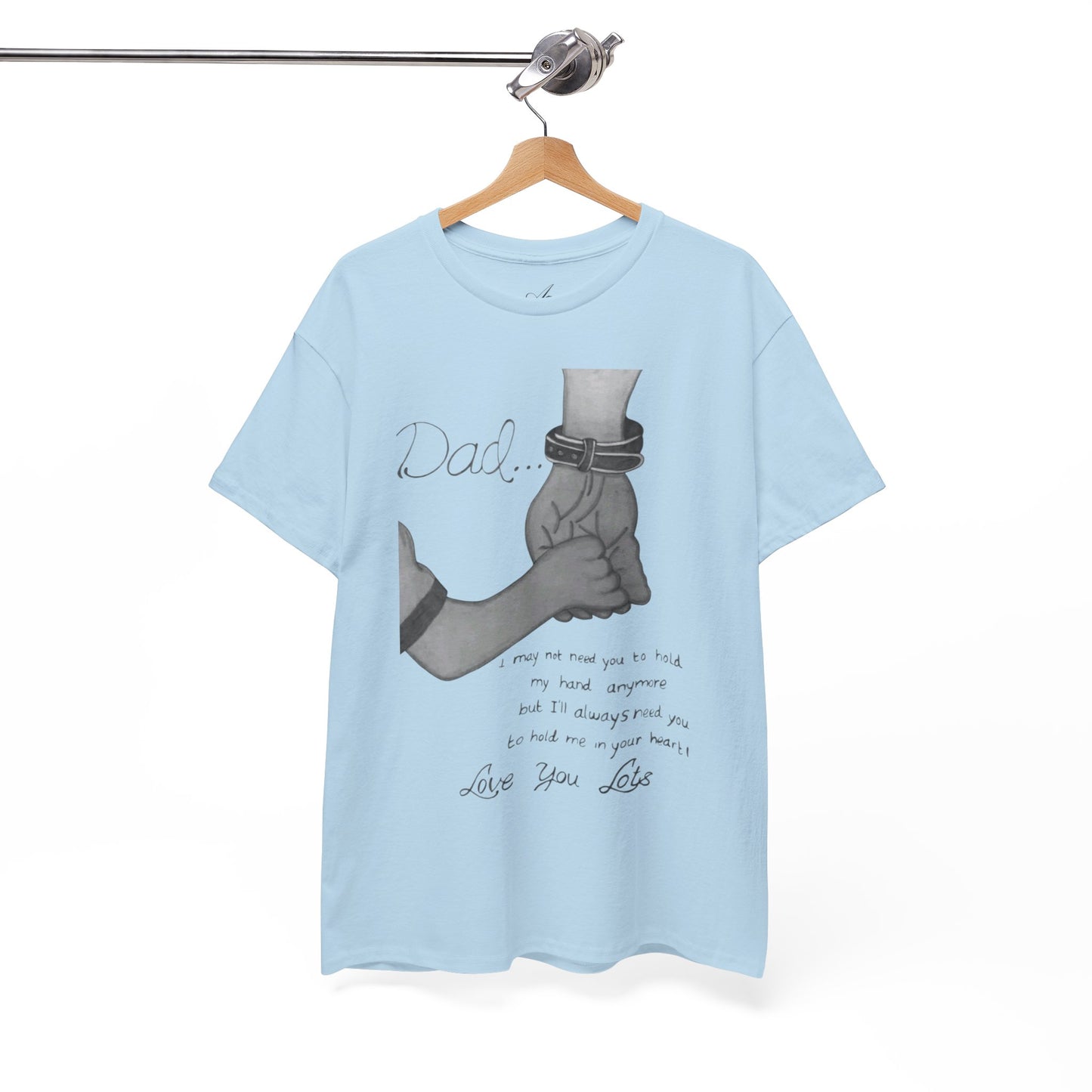 Heartfelt Dad Tee, Perfect Gift for Father's Day, Casual Wear, Family Bonding, Unisex Cotton Shirt, Thoughtful Keepsake