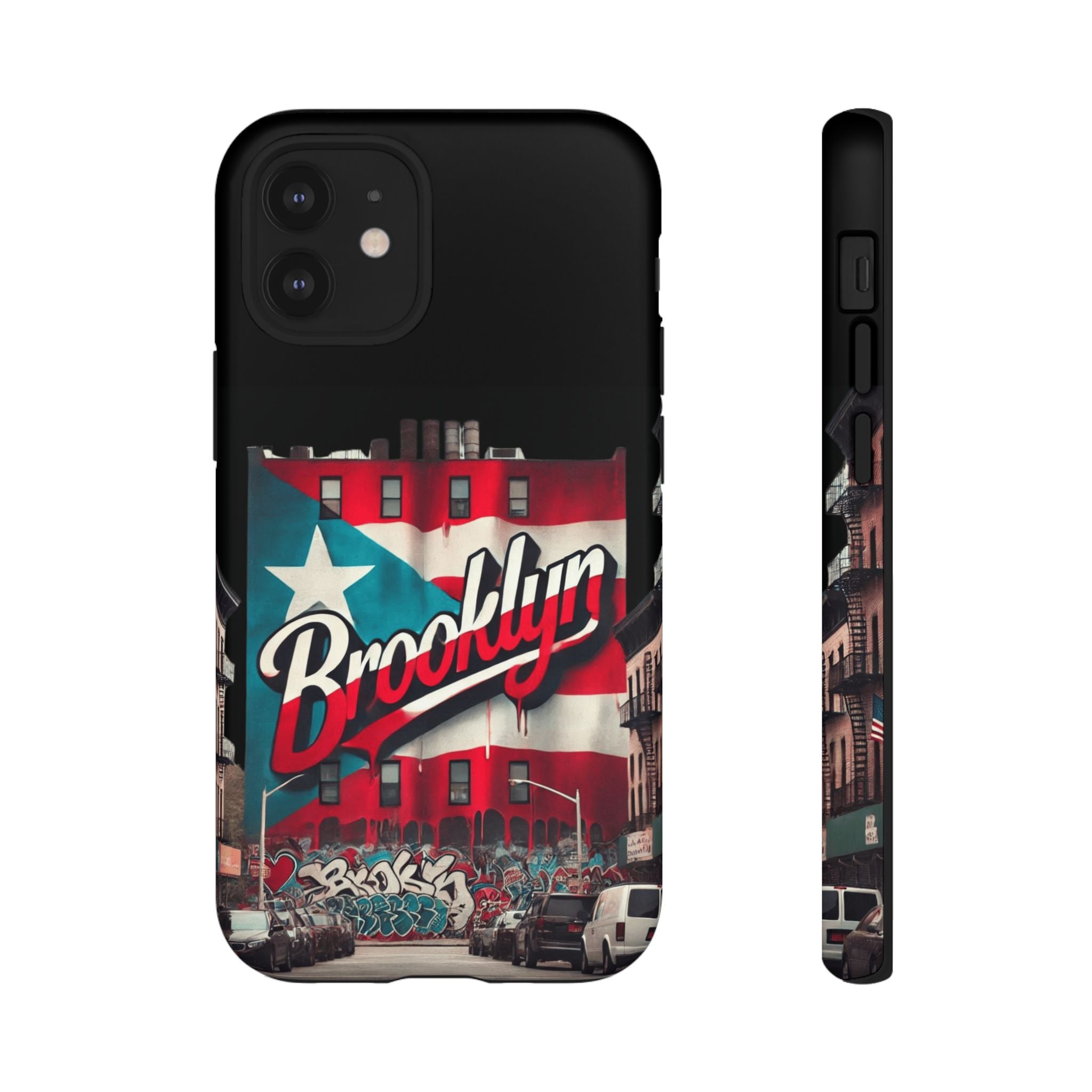 Brooklyn Street Art Phone Case  Urban Graffiti Protective Cover