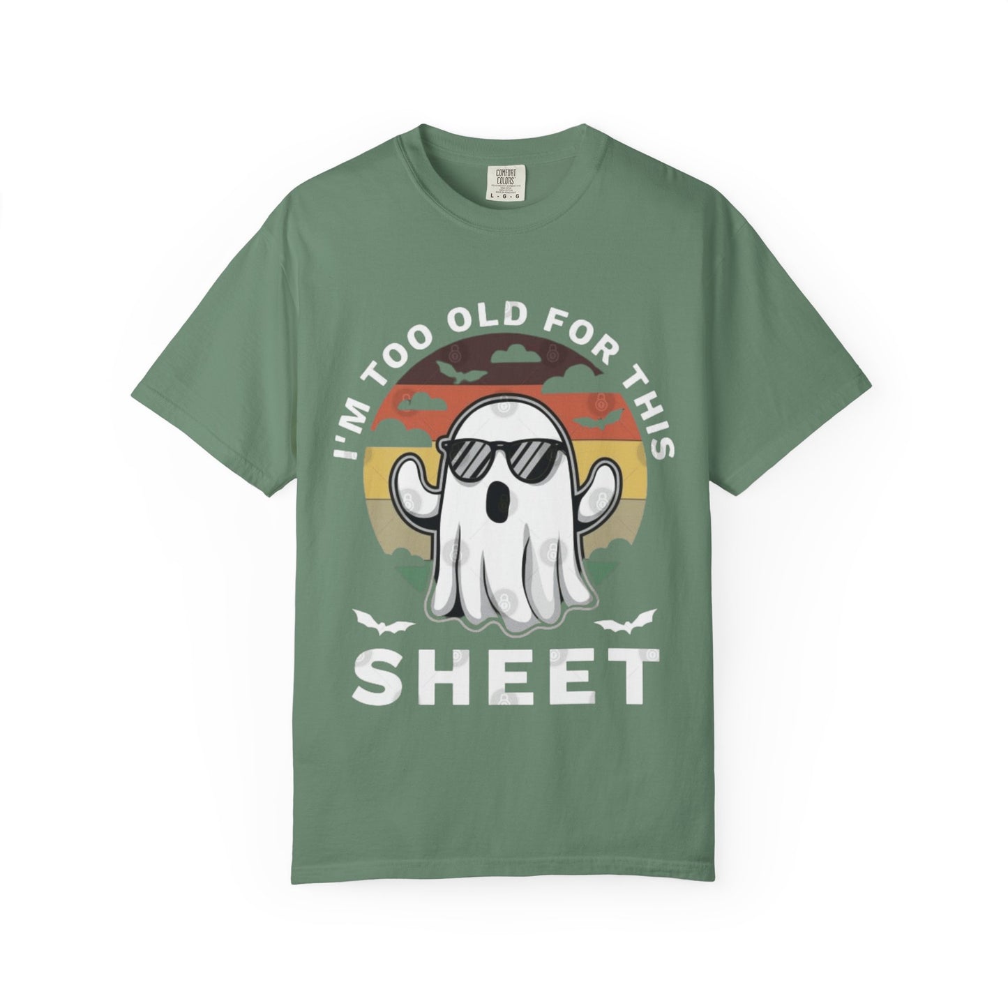 Ghostly Humor Unisex T-Shirt, Relaxed Vintage Tee, Halloween Apparel, Fun Gift, Casual Outfit, Quirky Statement Shirt, Ghost Sheet T-shirt