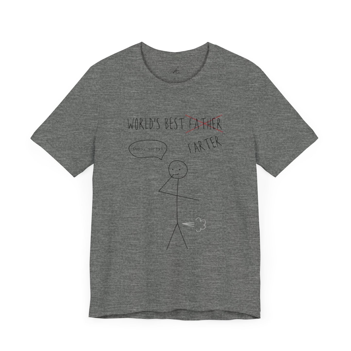 Funny Unisex T-Shirt for Dad, World's Best Farter Tee, Best Dad Ever Shirt, Gift for Father's Day, Dad Humor Apparel