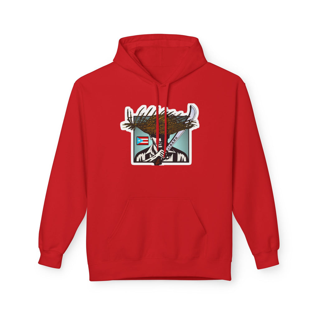 Gíbaro Hoodie  Puerto Rican Pride Pullover with Flag Machete Design