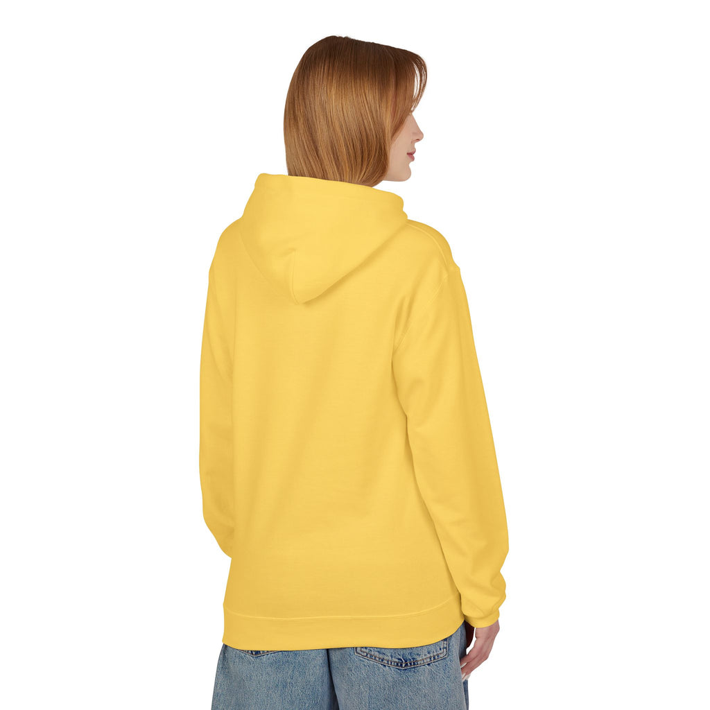 White Hoodie - "Caminas a pa'la desporta" Minimal Script Pullover