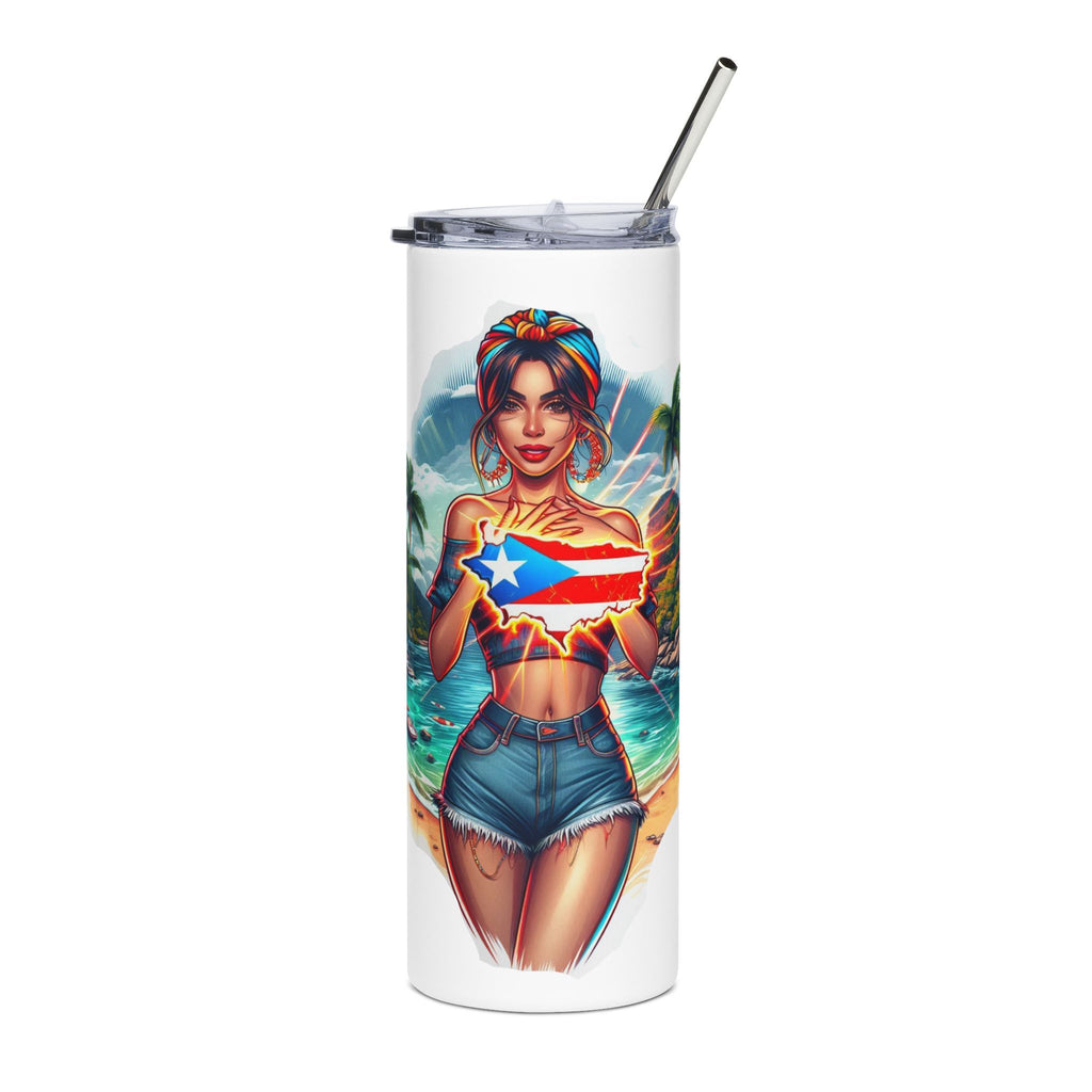 Island Pride in Every Sip Tropical Island Tumbler