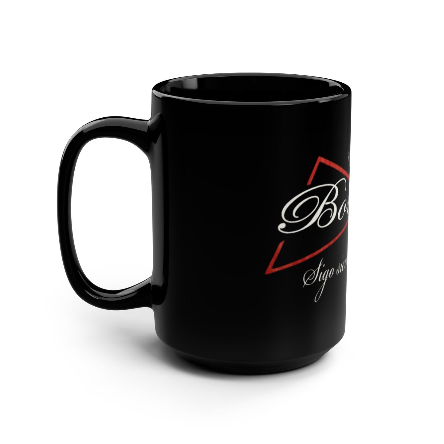 Borracha Queen Black Mug - 15oz Coffee Cup for Fun Celebrations Fun Celebration Mug | Coffee Cup for Special Moments & Positive Vibes