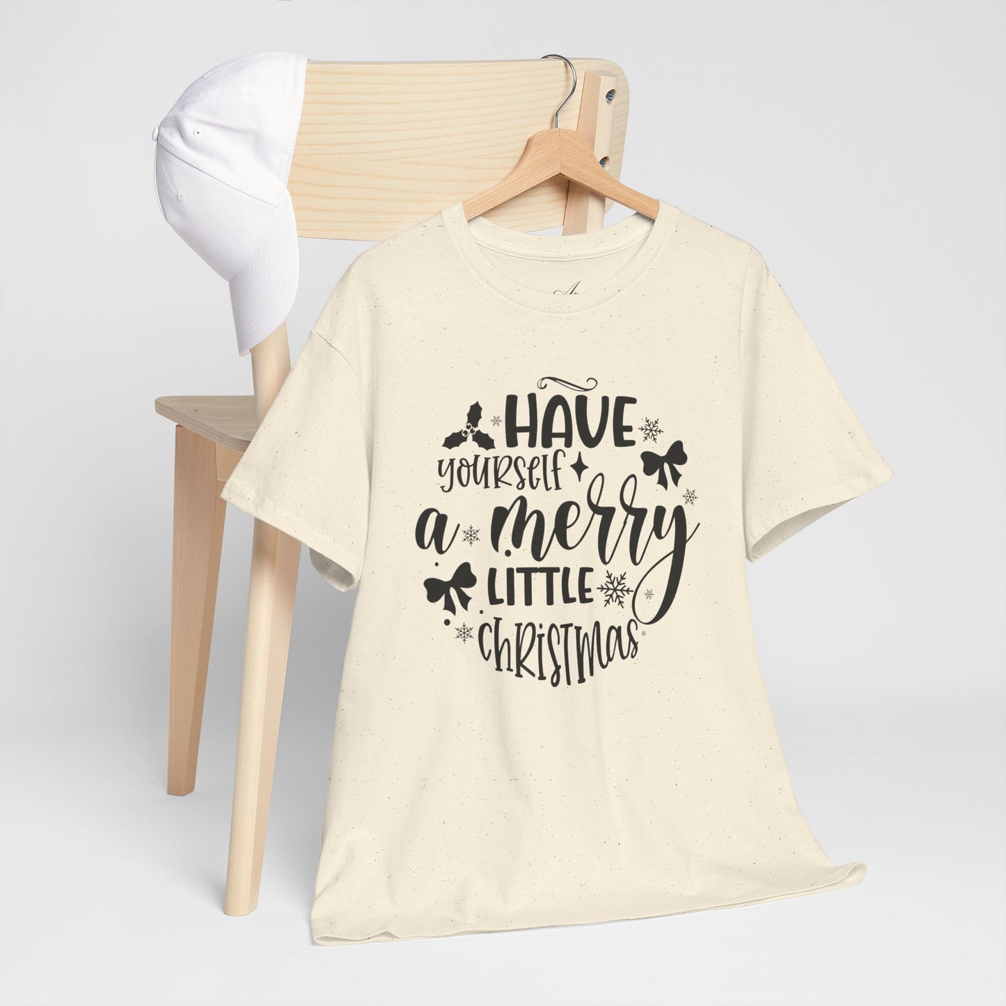 Merry Christmas Cotton Tee Holiday Graphic Tees & Cozy Festive Wear