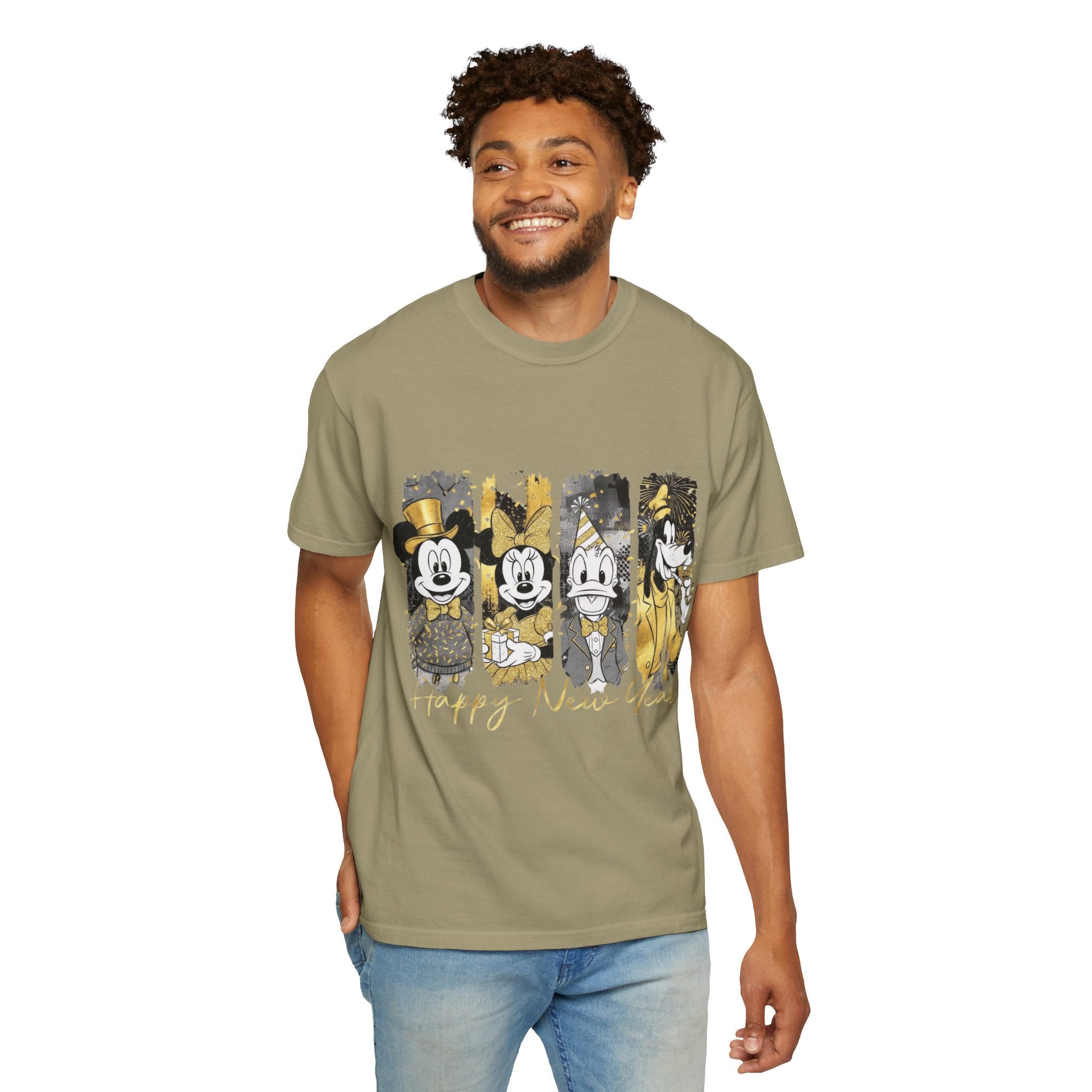 New Year Mickey & Friends T-Shirt  'Happy New Year' Graphic Tee