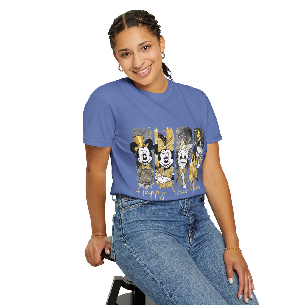 New Year Mickey & Friends T-Shirt  'Happy New Year' Graphic Tee