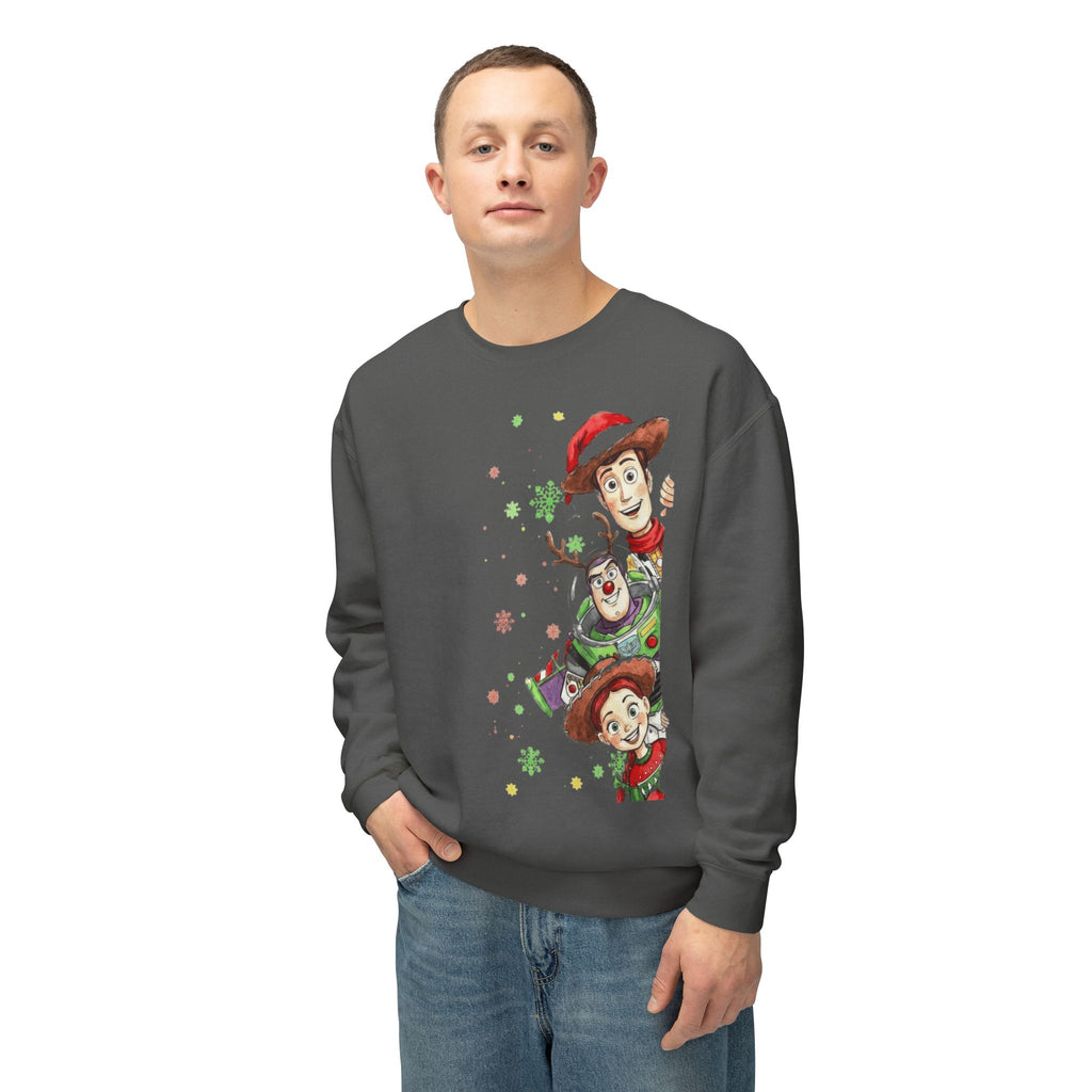 Christmas Toy Cowboy Crewneck Sweatshirt  Festive Woody & Friends Holiday Sweatshirt Cartoon Christmas T-shirts and Sweaters