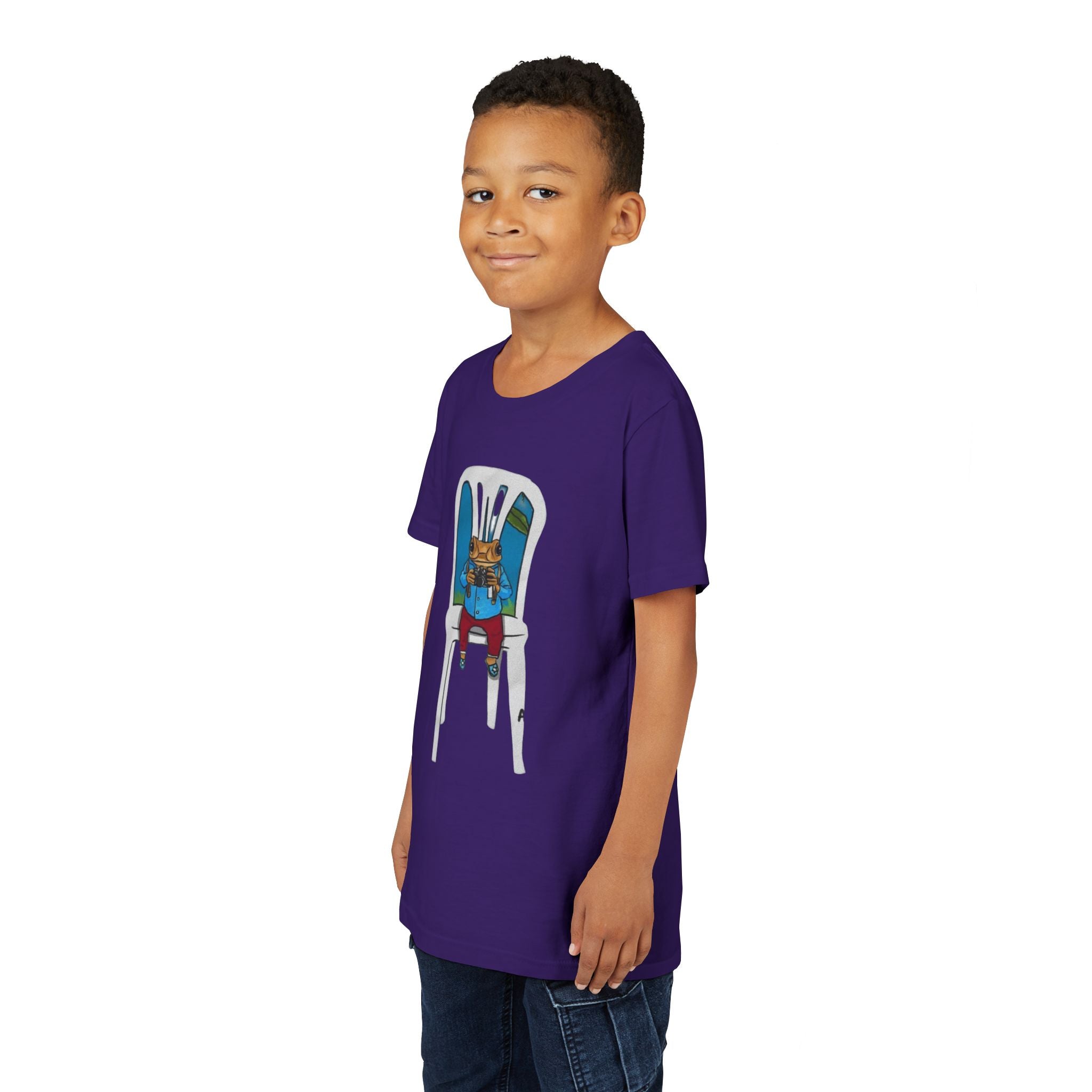 Kids Concho on a High Chair T-Shirt Cute Baby Rabbit Feeding Tee kids PUERTO RICO CHRISTMAS T-SHIRT