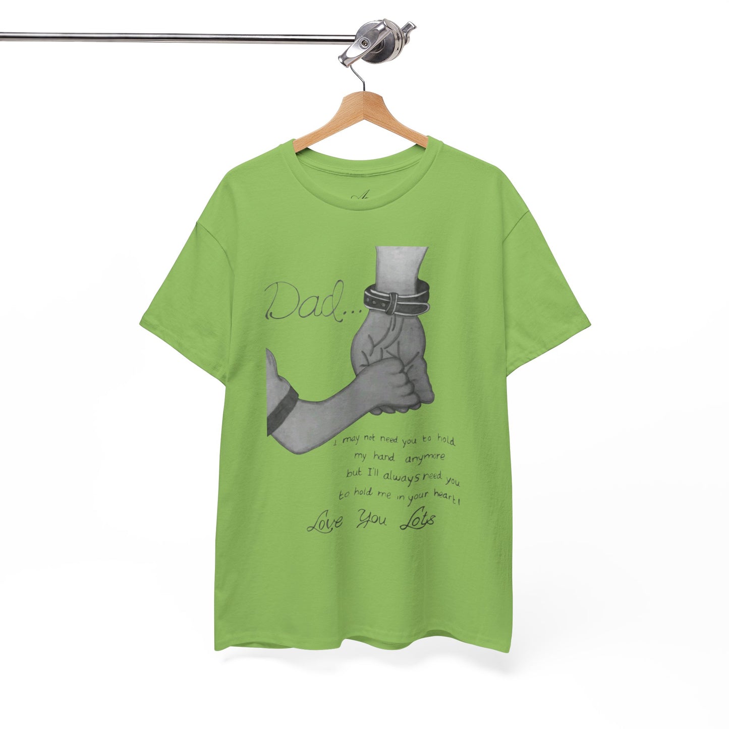 Heartfelt Dad Tee, Perfect Gift for Father's Day, Casual Wear, Family Bonding, Unisex Cotton Shirt, Thoughtful Keepsake