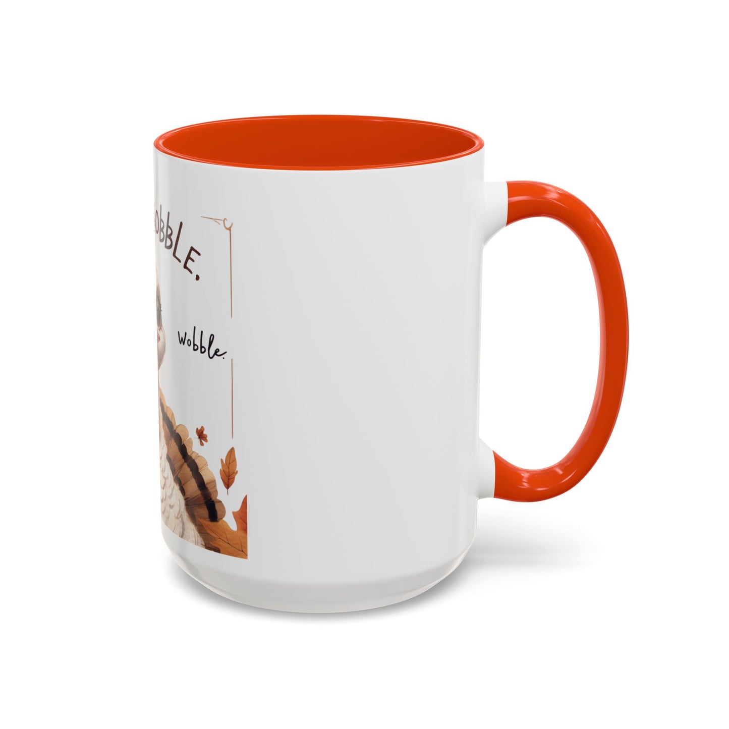 Mix cozy, aesthetic, and autumn-inspired sayings 🍁 Whimsical Thanksgiving Mug - Gobble Gobble Design