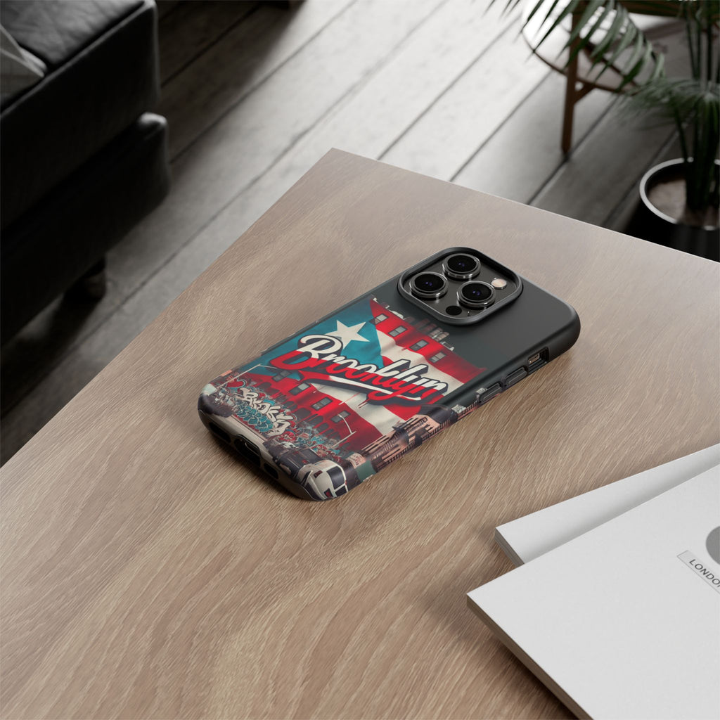 Brooklyn Street Art Phone Case  Urban Graffiti Protective Cover