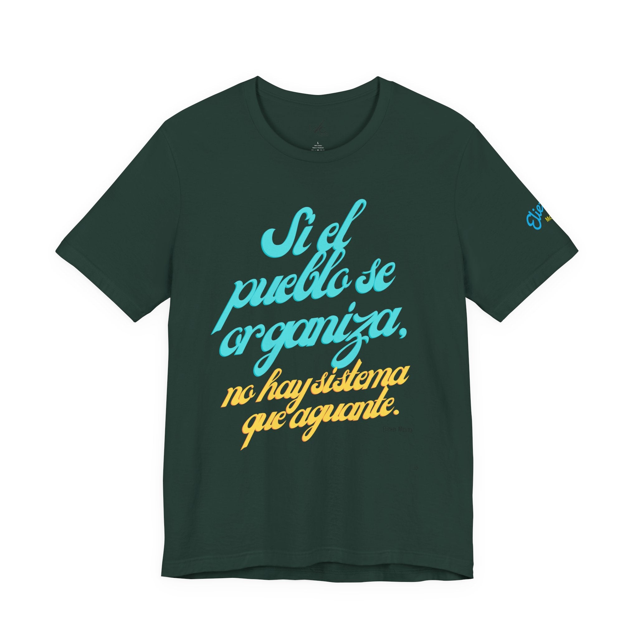 Spanish Script Tee  “Si el pueblo se organiza” Graphic T-Shirt