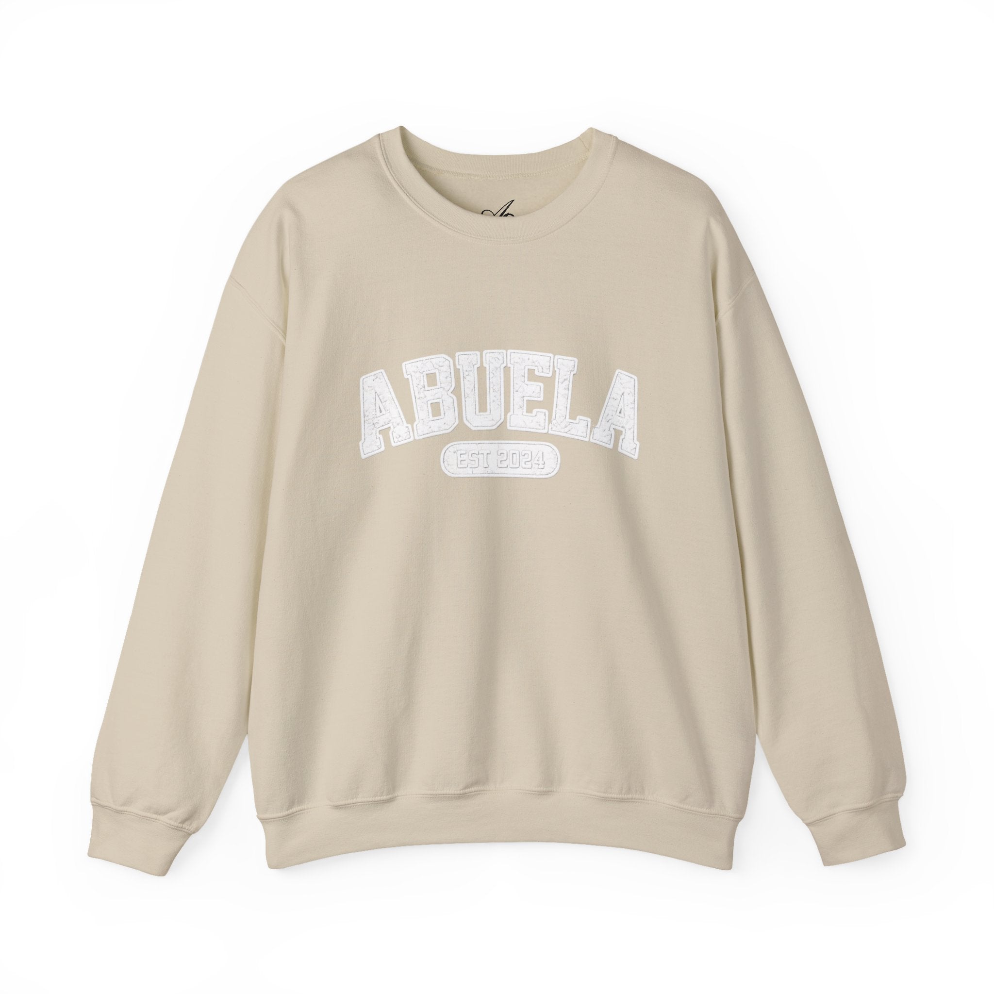 Abuela Varsity Crewneck Sweatshirt Cozy Grandma Gift Minimal Everyday Family Love Apparel