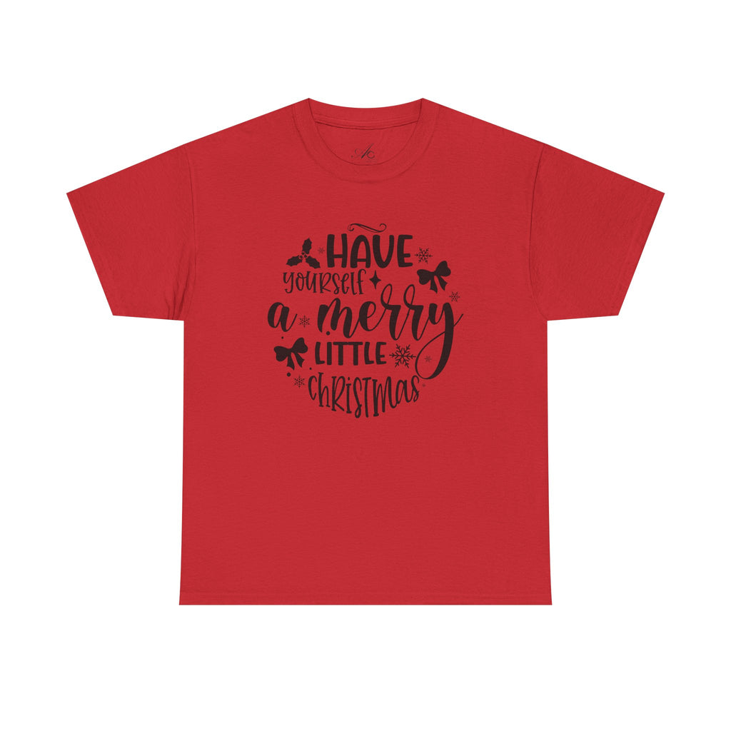 Merry Christmas Cotton Tee Holiday Graphic Tees & Cozy Festive Wear