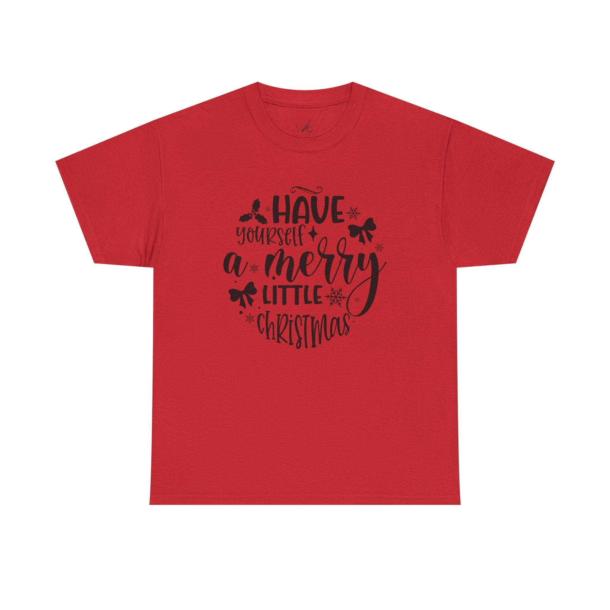 Merry Christmas Cotton Tee Holiday Graphic Tees & Cozy Festive Wear
