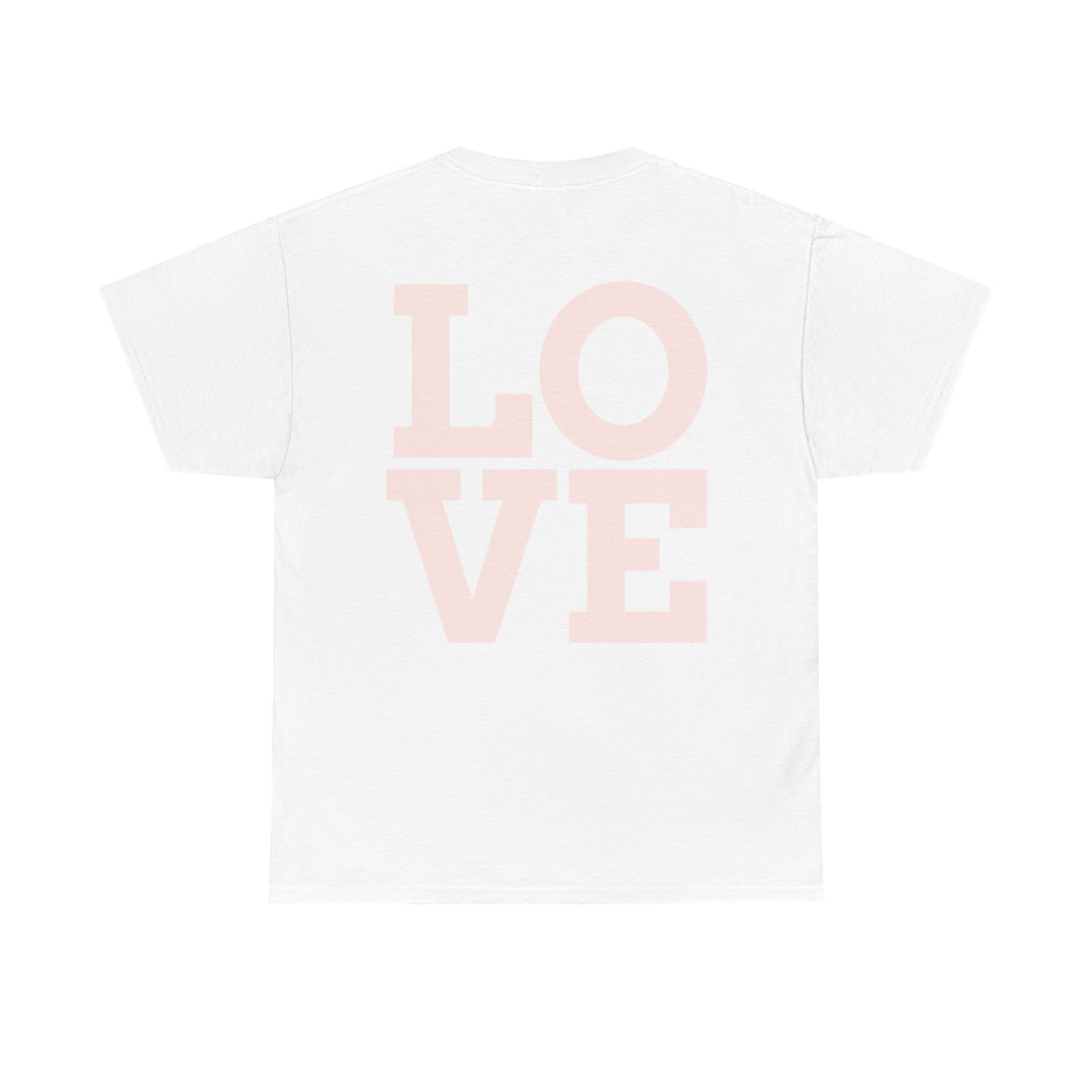 Pink Heart Cherries Tee  LOVE Graphic Valentine T-Shirt
