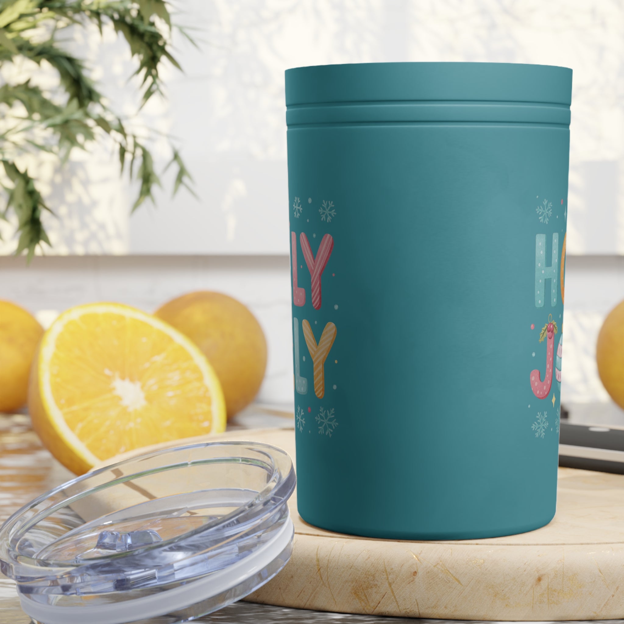 Christmas Design Holiday Cheer Tumbler - 11oz Insulated Drinkware