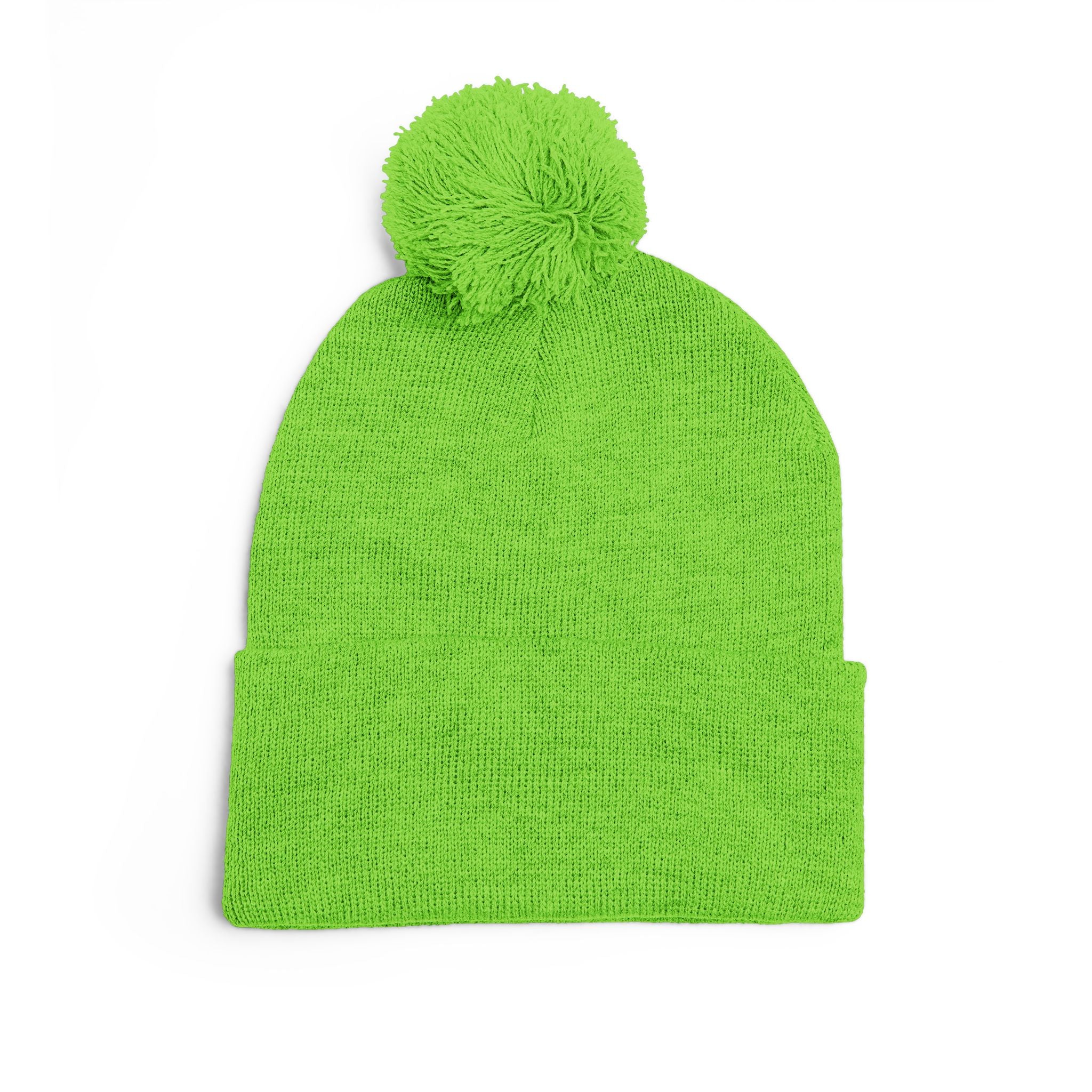 Toy Story Embroidered Pom-Pom Knit Cap Humor Cuffed Beanie – Warm, Soft & Sassy Winter Hat
