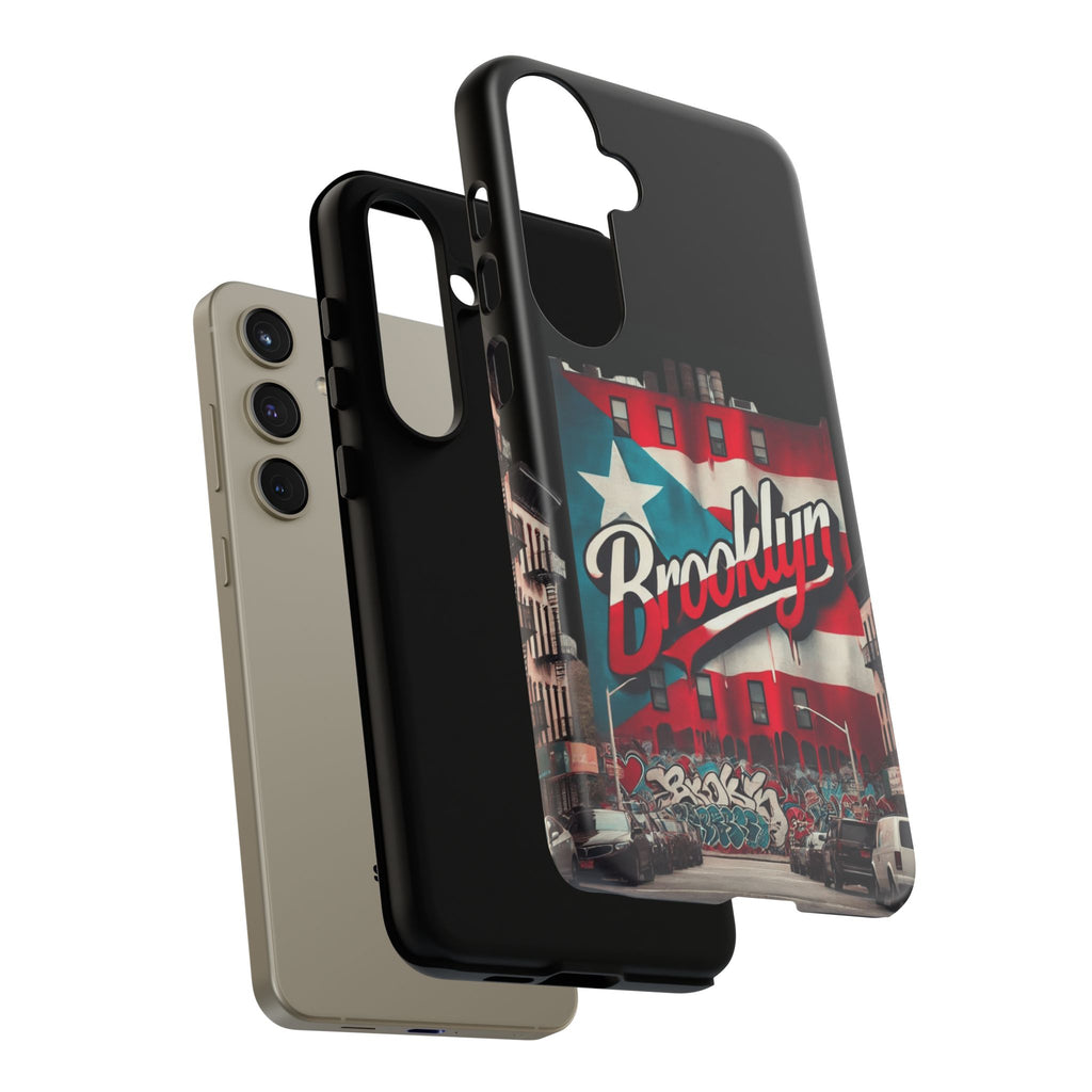 Brooklyn Street Art Phone Case  Urban Graffiti Protective Cover