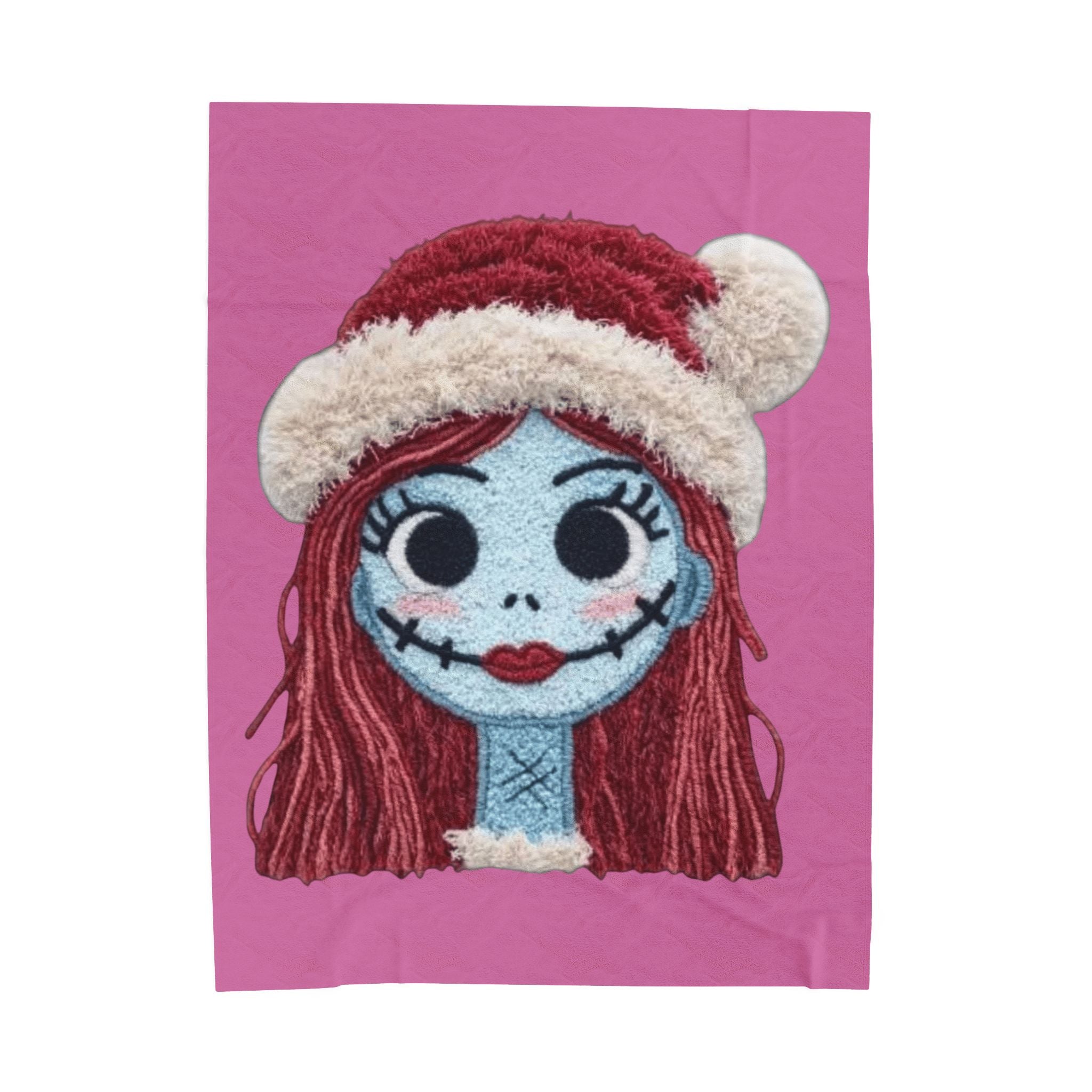 Magical Christmas Cartoon Blanket Christmas Sally Velveteen Plush Blanket – Holiday Horror Cozy Throw