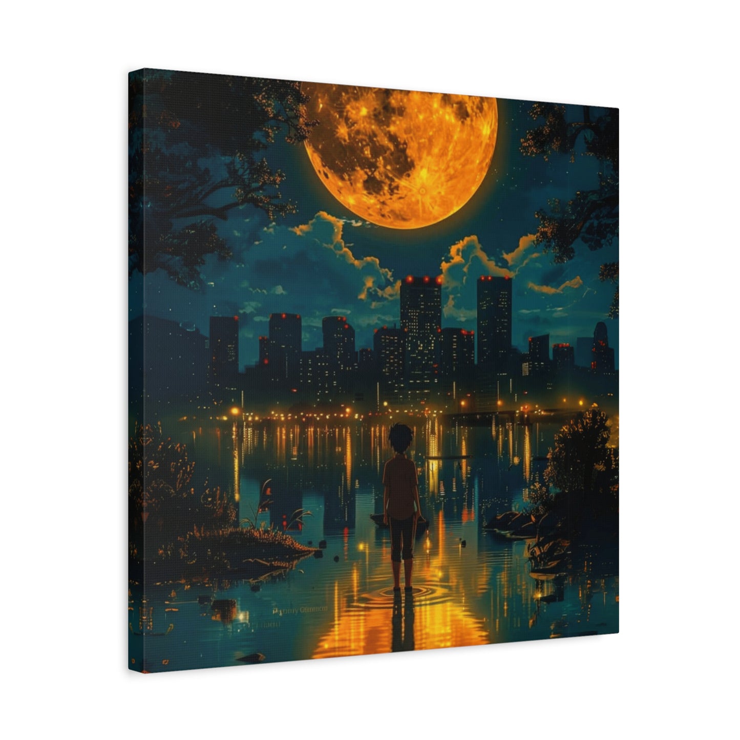 Because words have the power to move you let them live on your wall, Unique Nightscape Decoration, Perfect for Any Occasion