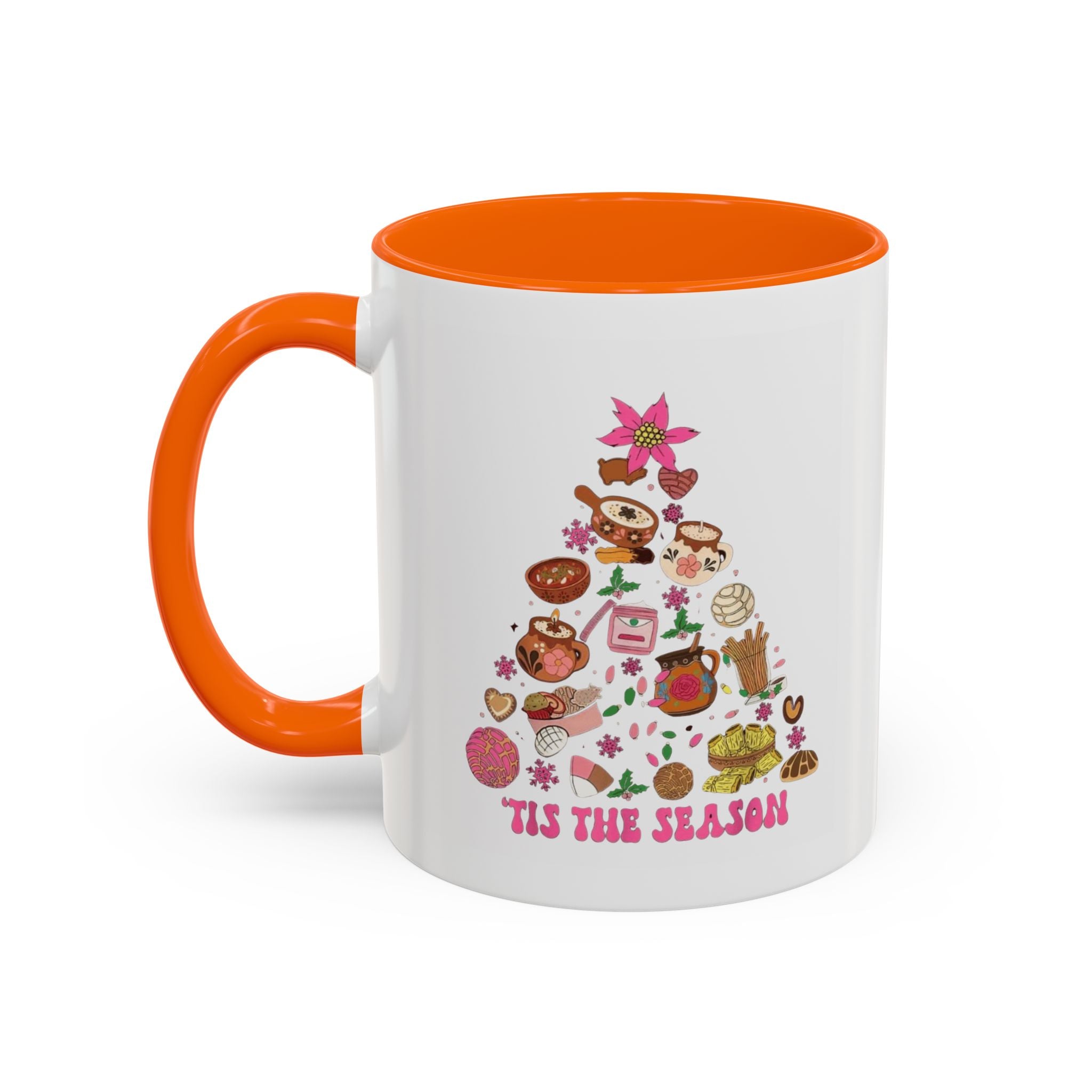 Coffee Mug - 'Tis the Season' Holiday Cookie Tree Accent Mug (11/15oz)