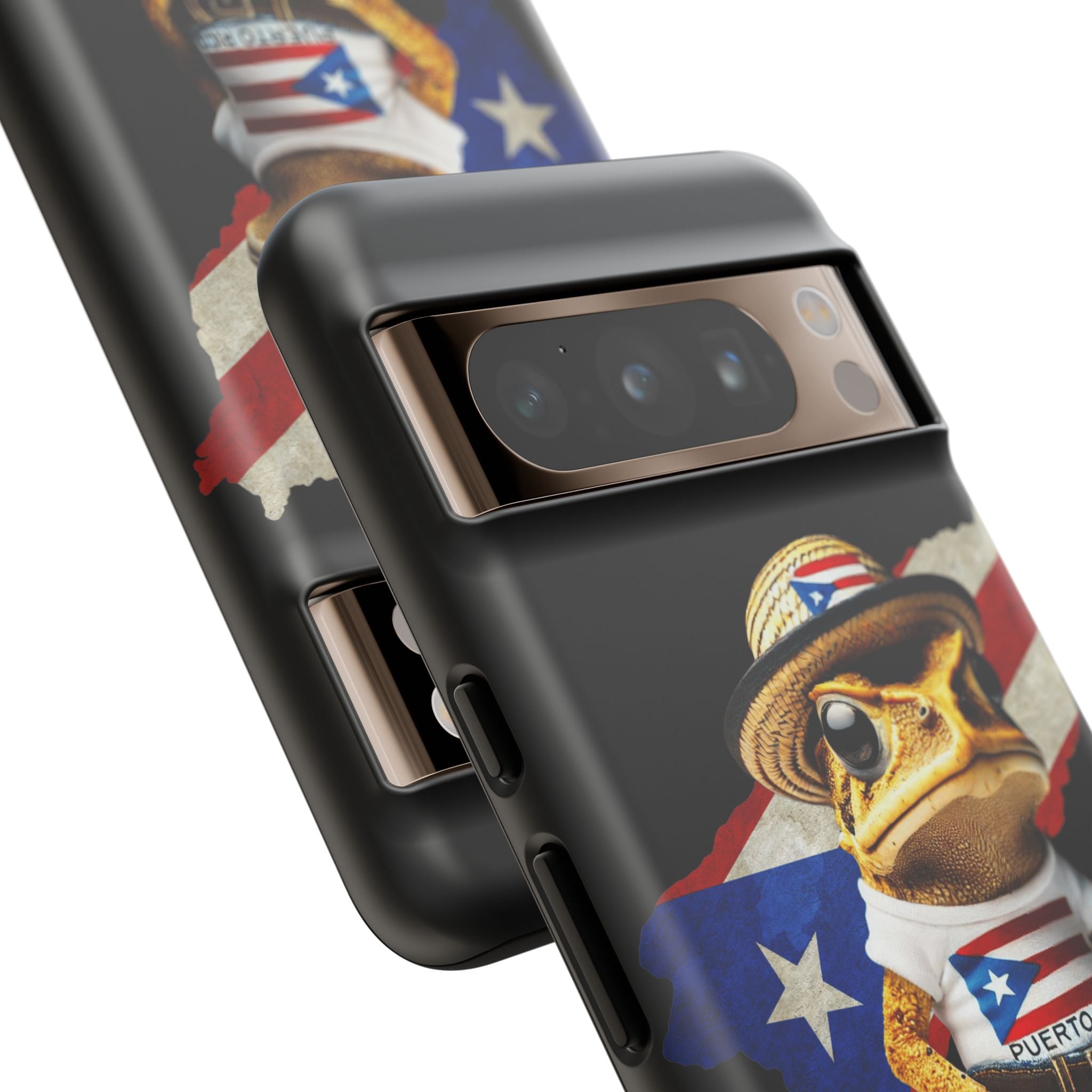 Puerto Rican Frog Tough Phone Case  Puerto Rico Flag Patriotic Protective Case