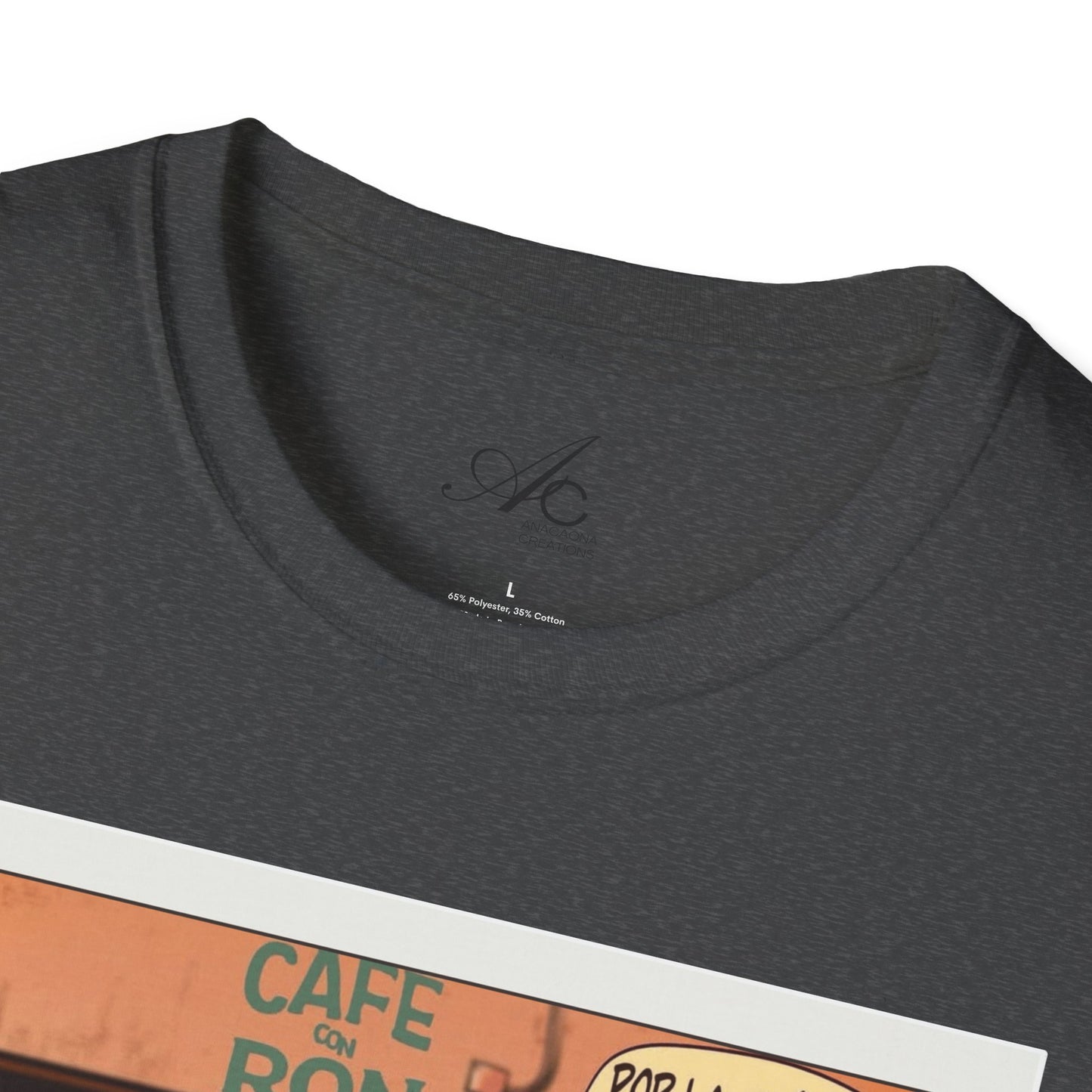 POR LA MANANA CAFE  Coffee Lovers, Casual Wear, Unisex Fashion Proud Puerto Rican Tee  Puerto Rican Heritage Shirt