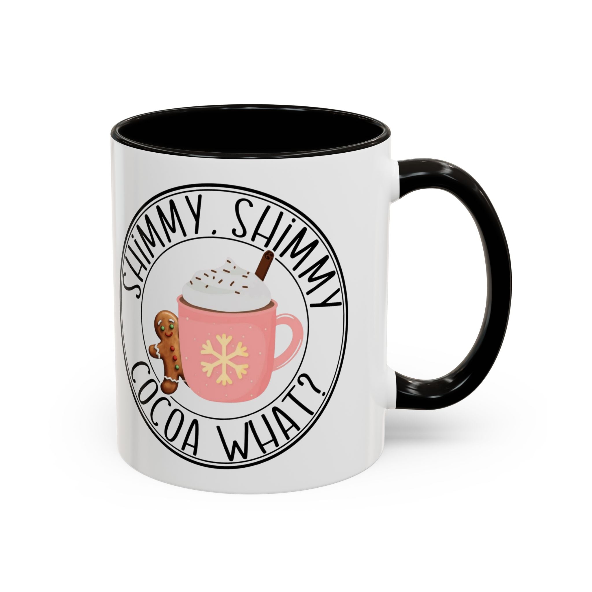 Cute Cocoa Mugs with Gingerbread Design Perfect for Winter Holiday CheerBeverage Cup Christmas Design