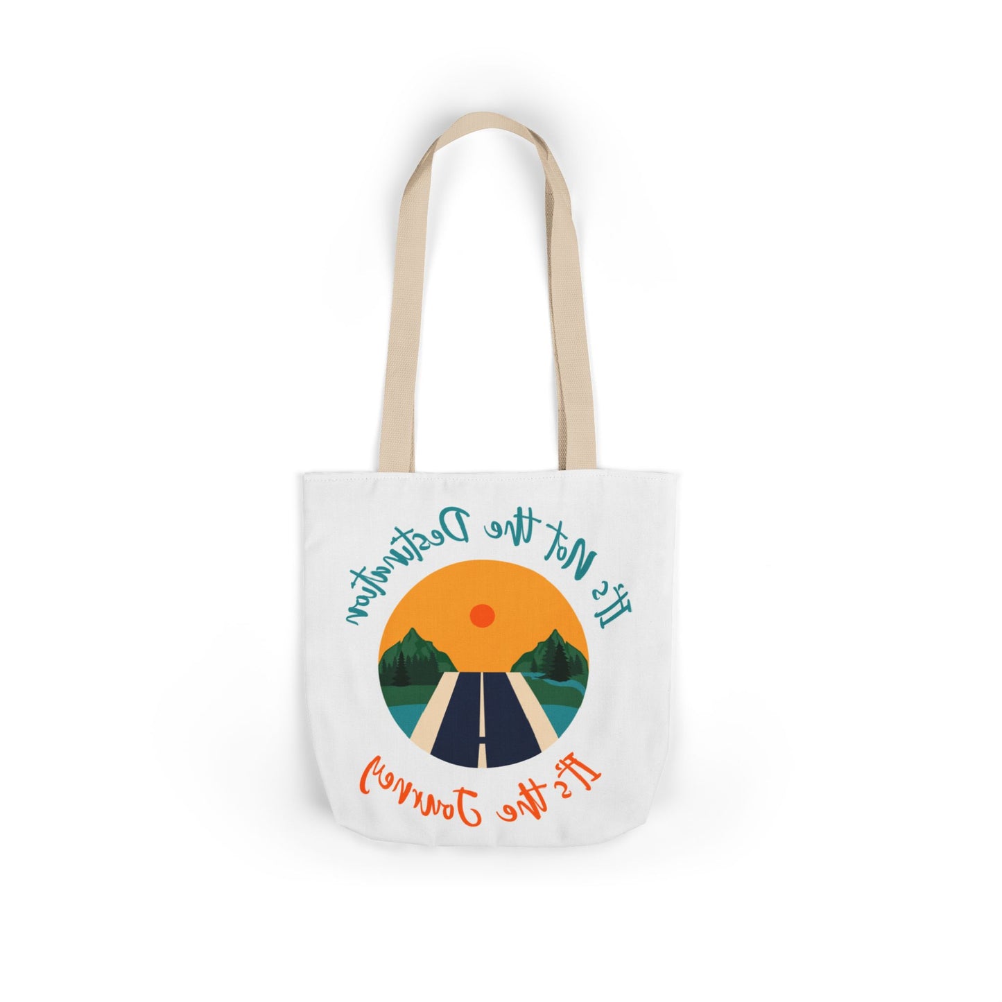 Inspirational Canvas Tote Bag – Perfect for Everyday Adventures, Eco-Friendly Shopping, Beach Days, Travel Companion, Gift for Wanderlust